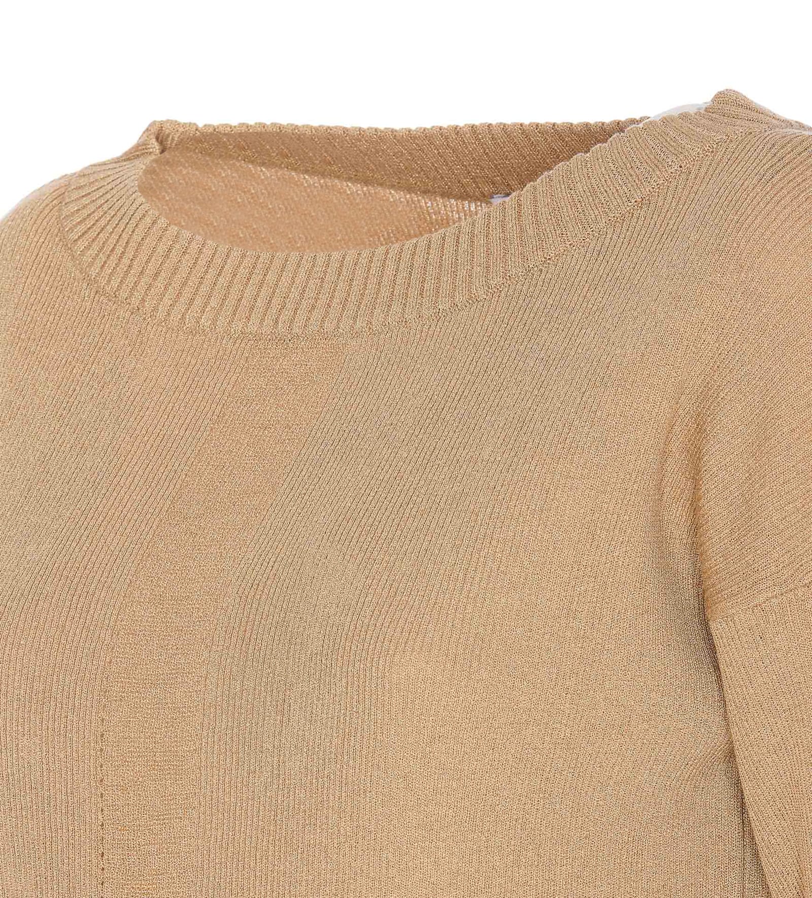 Shop Patrizia Pepe Sweater In Beige