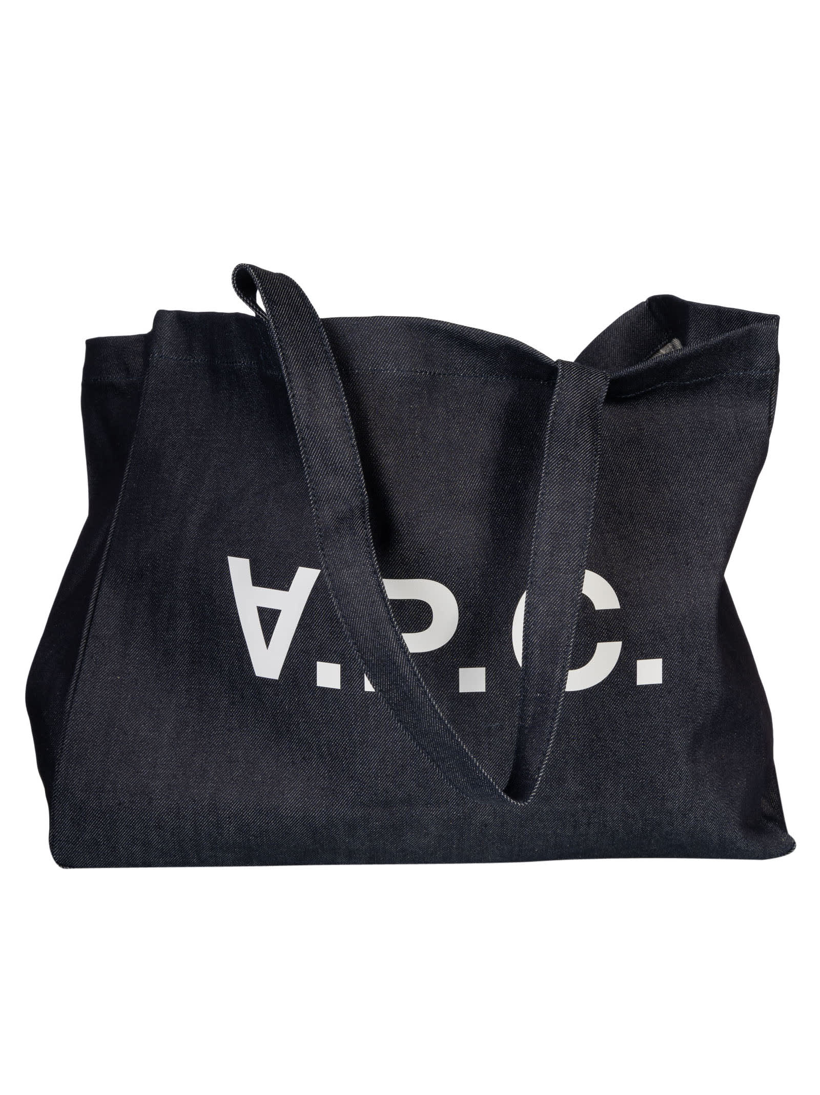 A.p.c. Daniela Denim Tote In Indigo | ModeSens