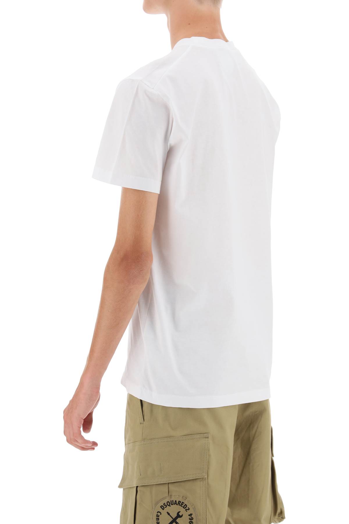 Shop Dsquared2 D2 Class 1964 Cool Fit T-shirt In White (white)