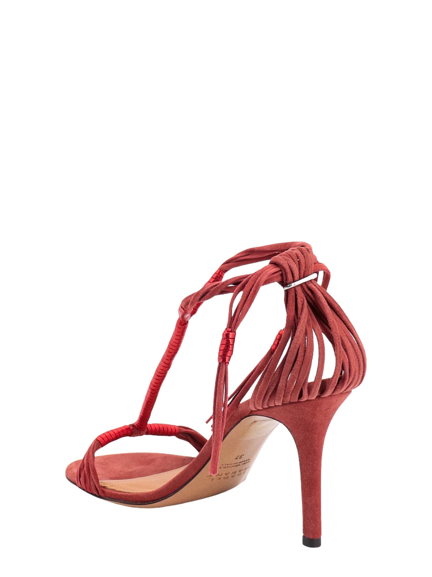Shop Isabel Marant Anssi Sandals In Red