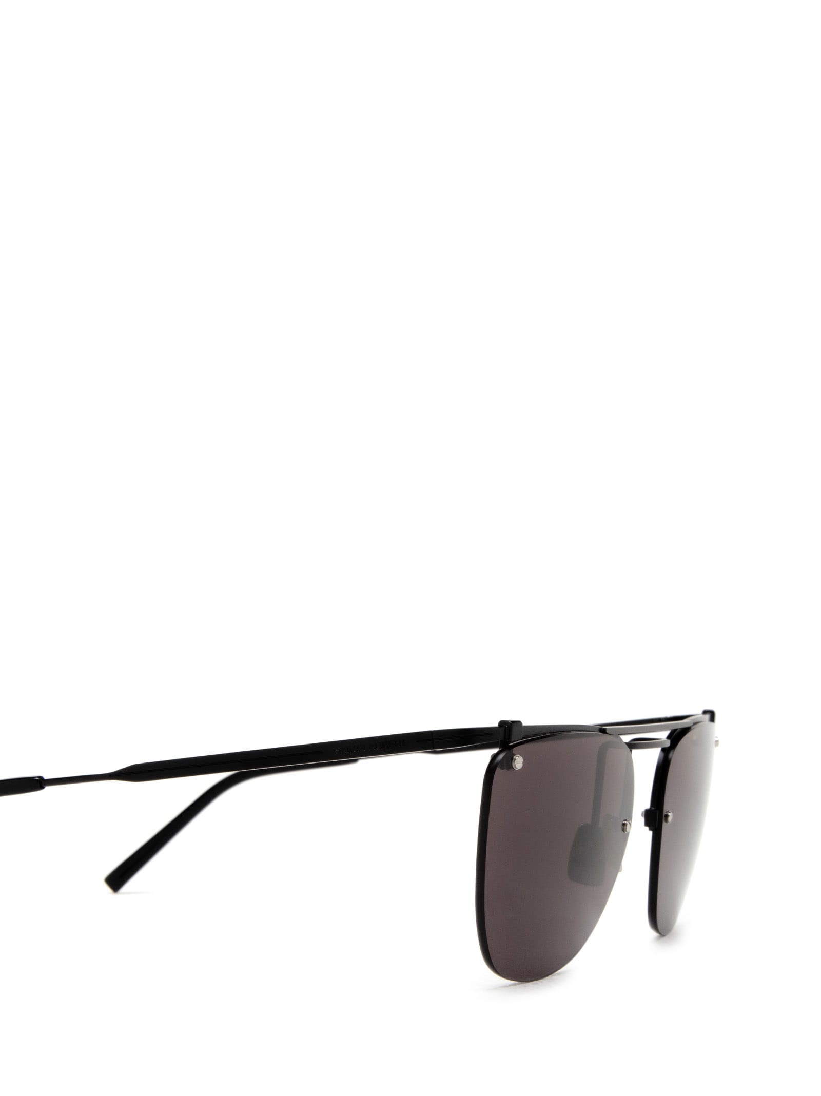 SL 600 Flat Brow Sunglasses in Black - Saint Laurent