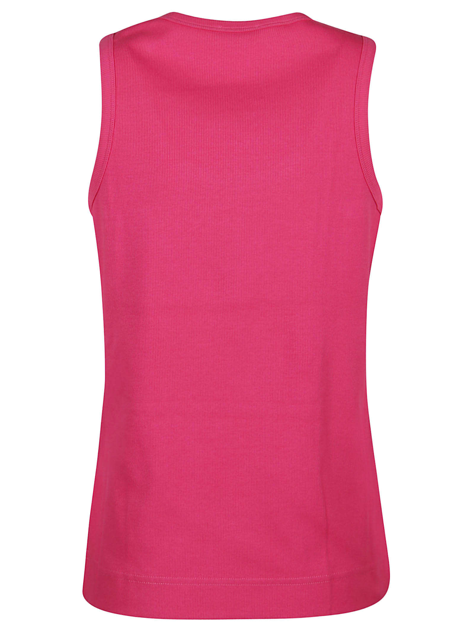 Shop Moncler Tank Top In Rosso