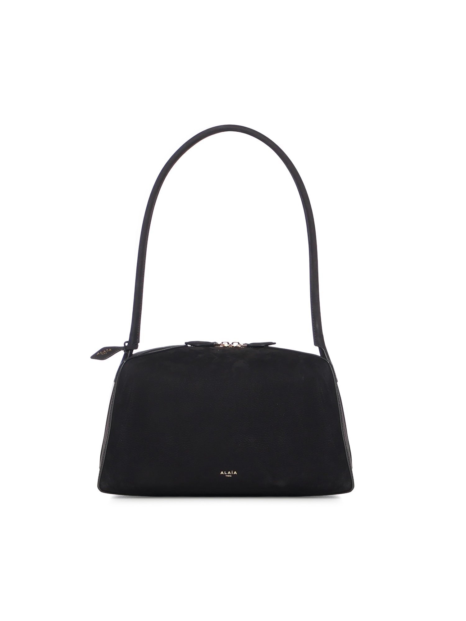 Alaïa Borsa Le Bouledogue In Nabuk In Black