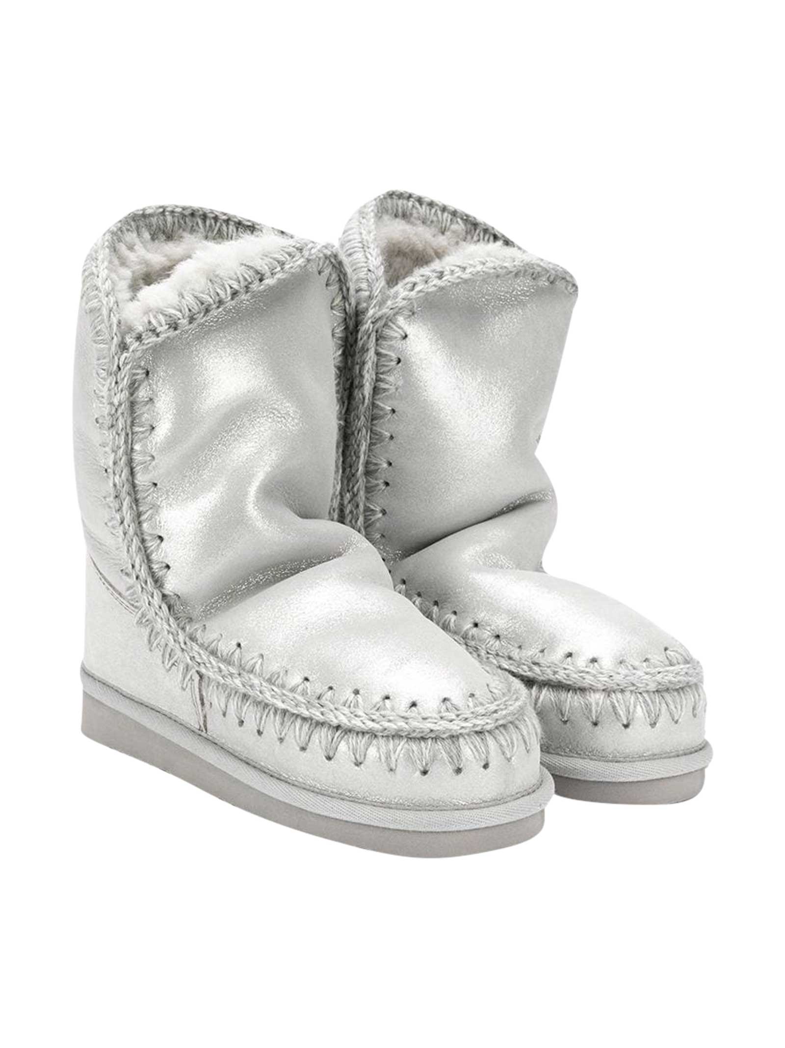 Mou Silver Boots