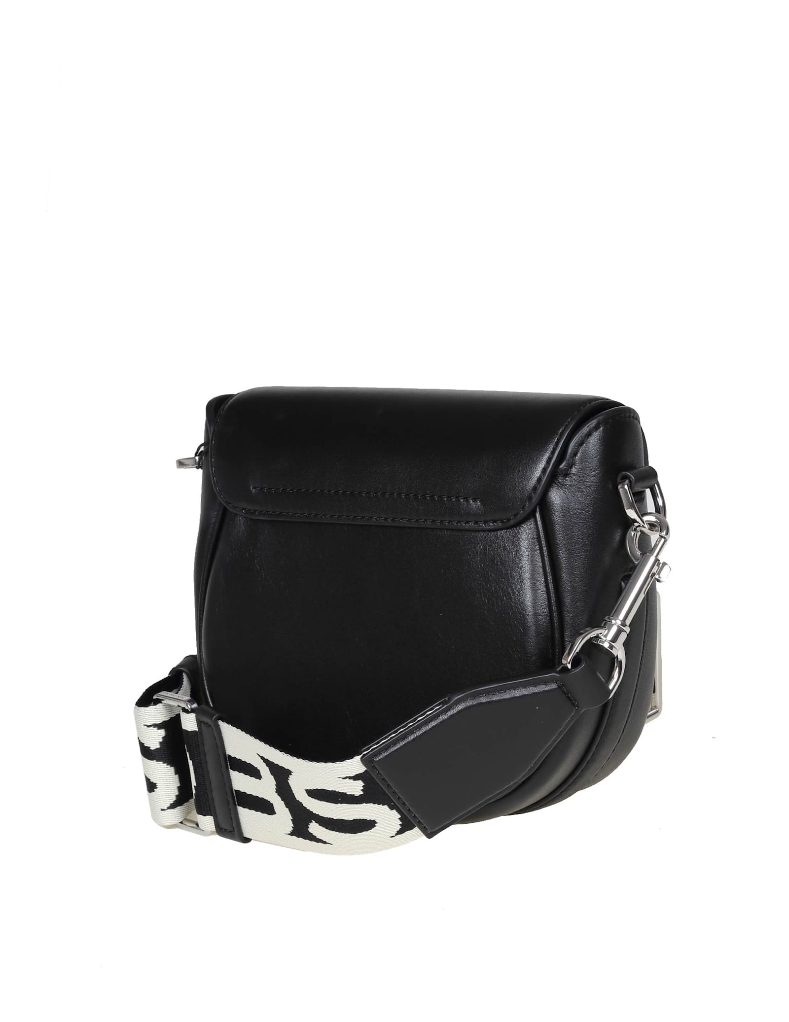 Shop Marc Jacobs Marc Jacob The Small Saddle Bag In Black Leather