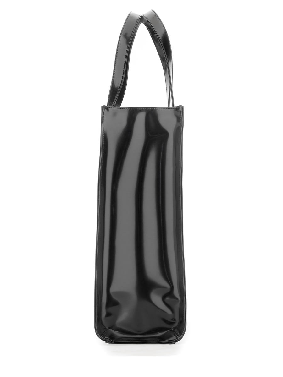 Shop Palm Angels Tote Bag With Logo In Black