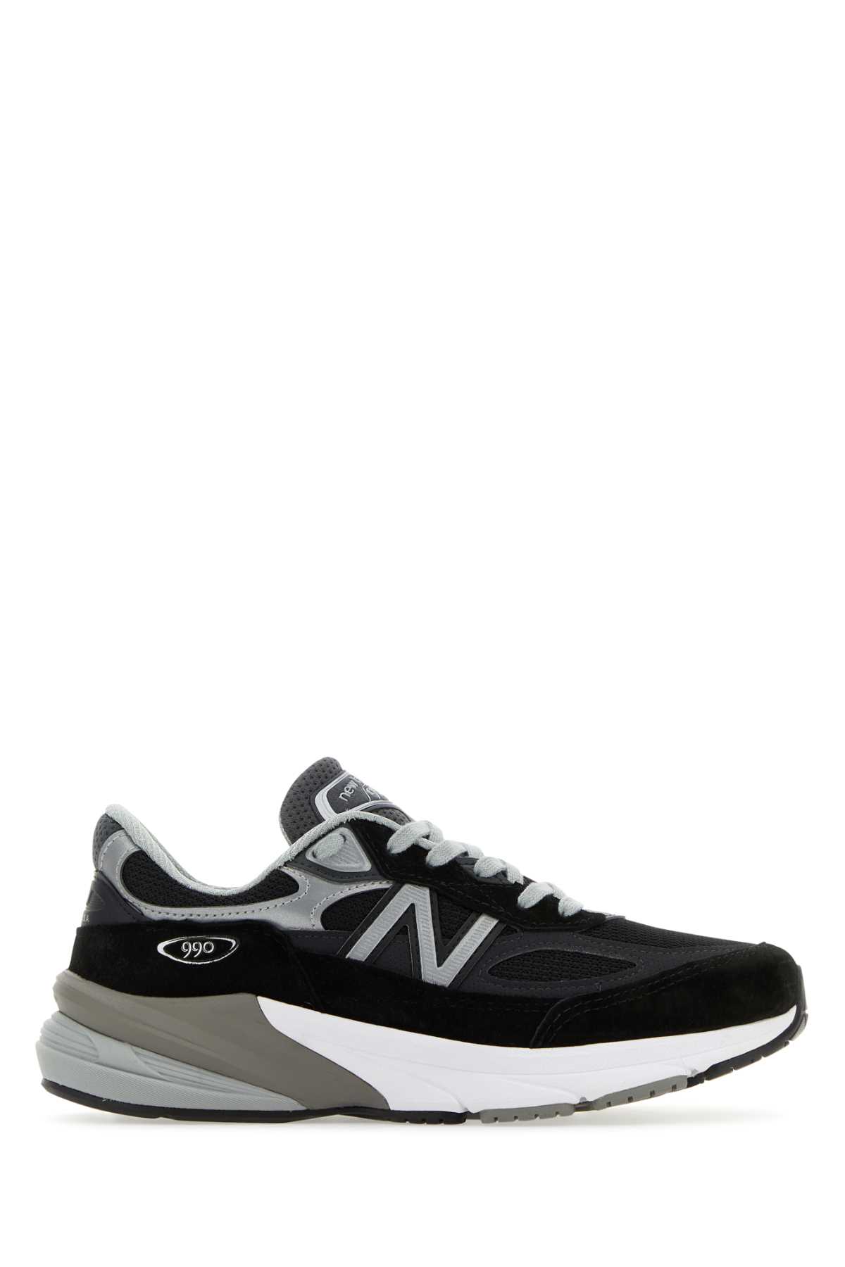 Shop New Balance Multicolor 990v6 Sneakers In Black