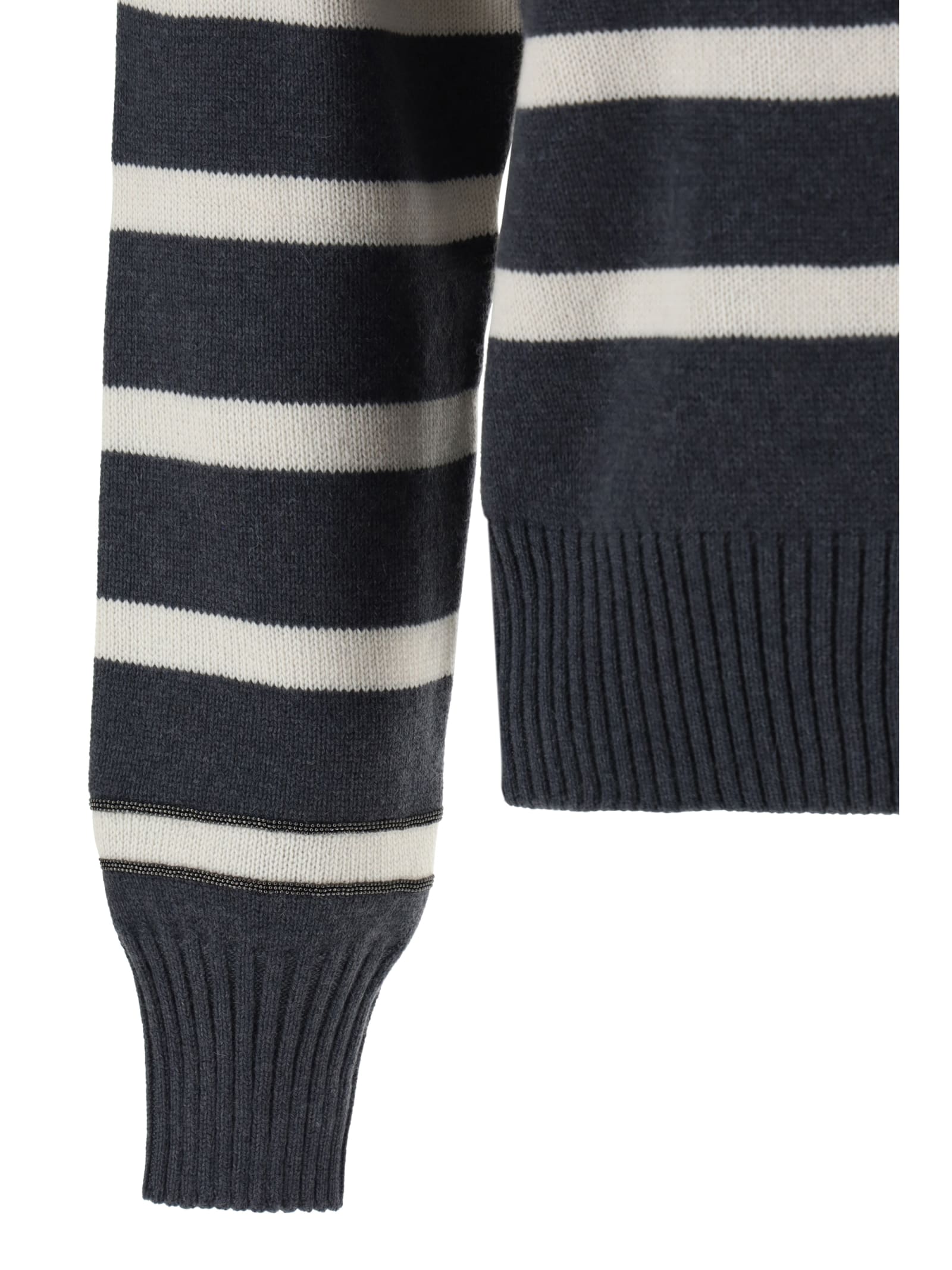 Brunello Cucinelli Sweater In Dark Grey