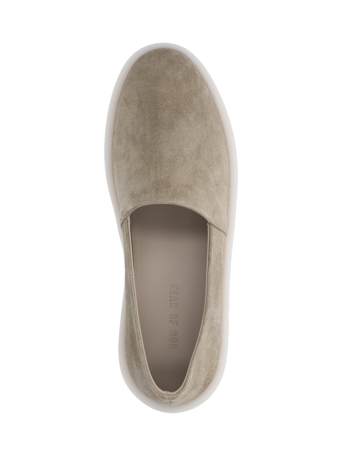 Shop Fear Of God Suede Espadrilles In Taupe