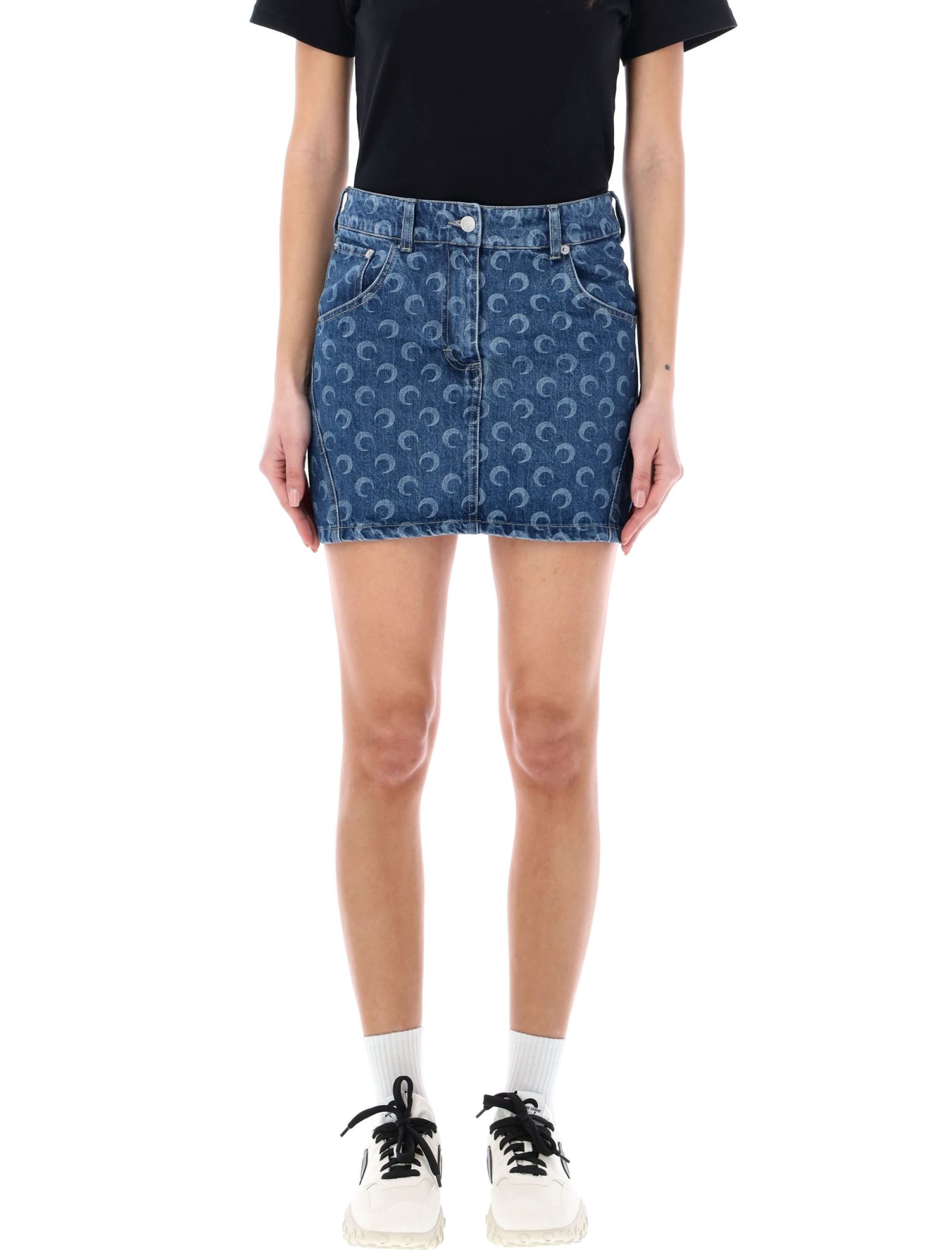 Deadstock Denim Mini Skirt