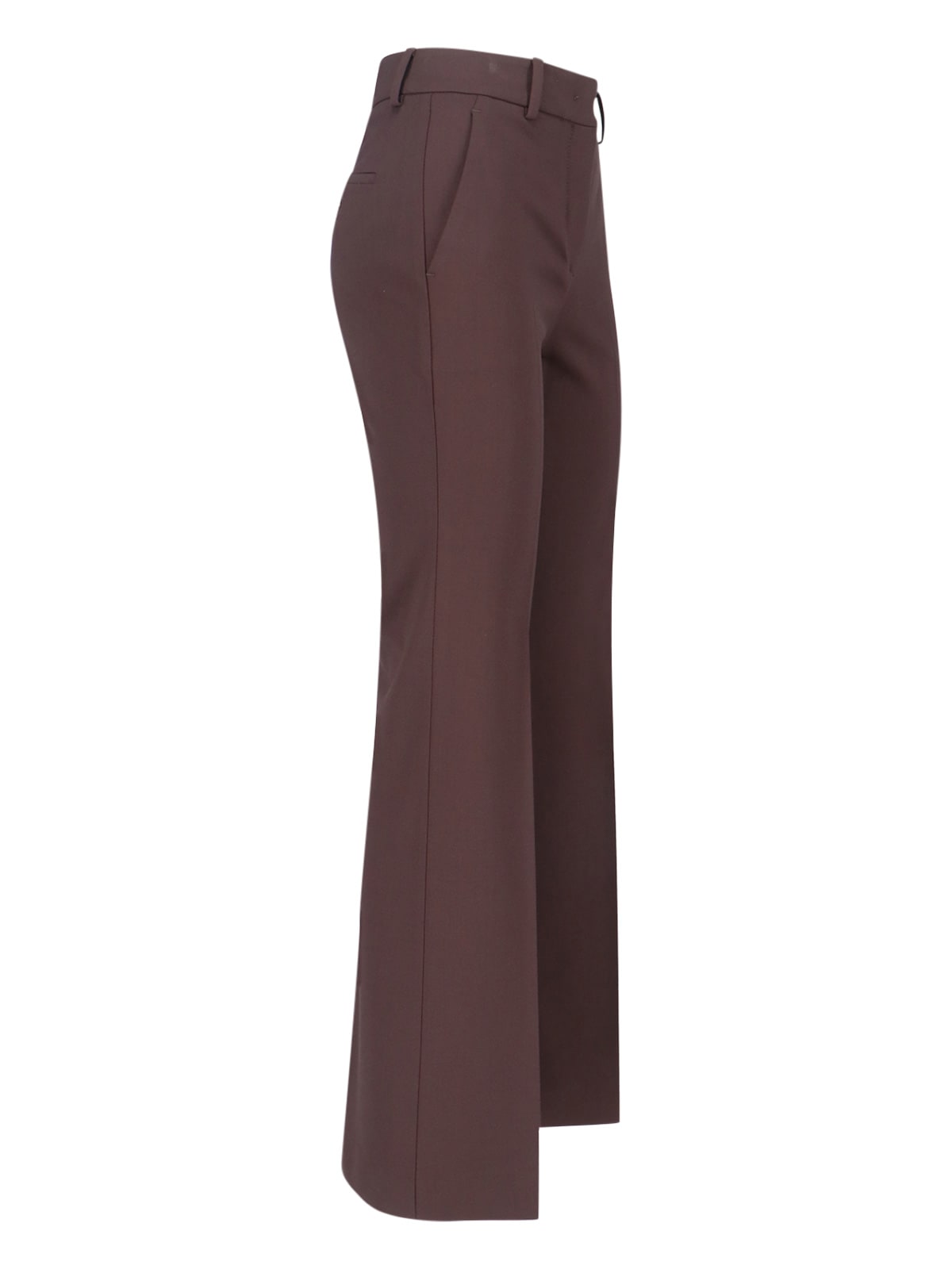 Incotex Straight Leg Trousers With Belt Loops And Pockets In Brown