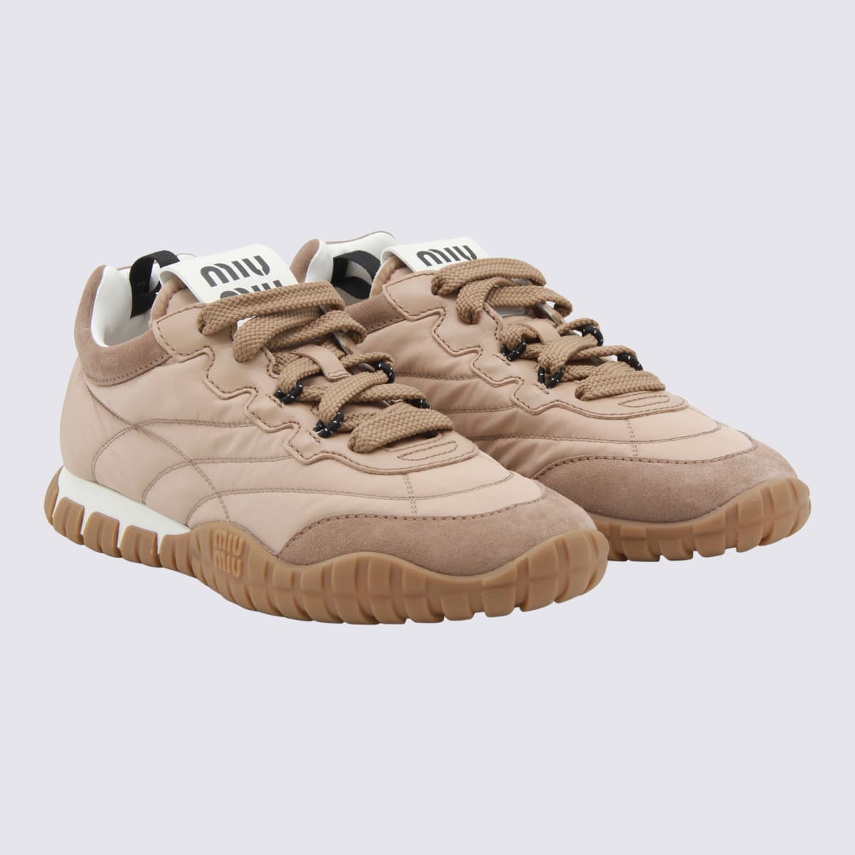 Miu Miu Dark Rose Sneakers In Pink