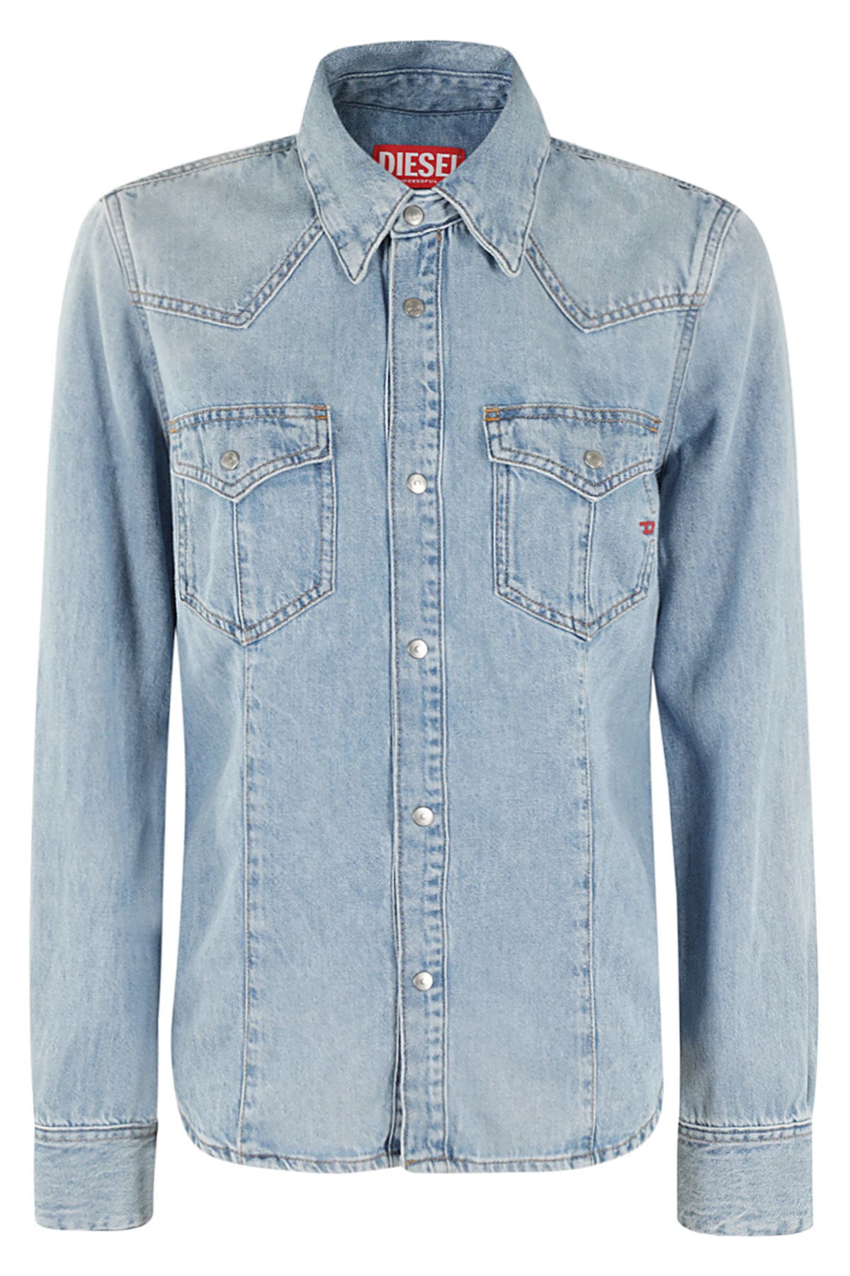 Long-sleeved Denim Shirt