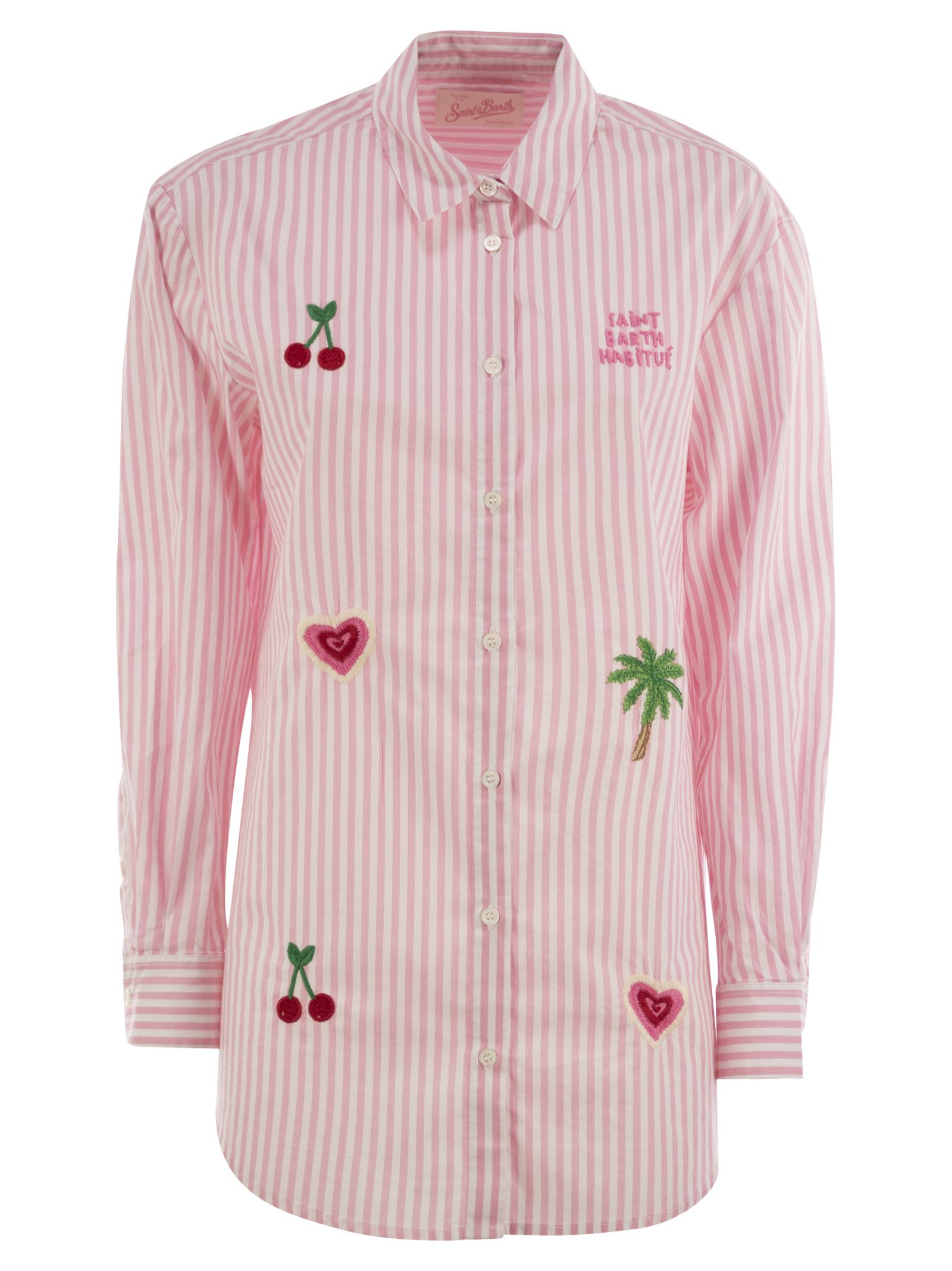 Mc2 Saint Barth Brigitte Shirt In Pink
