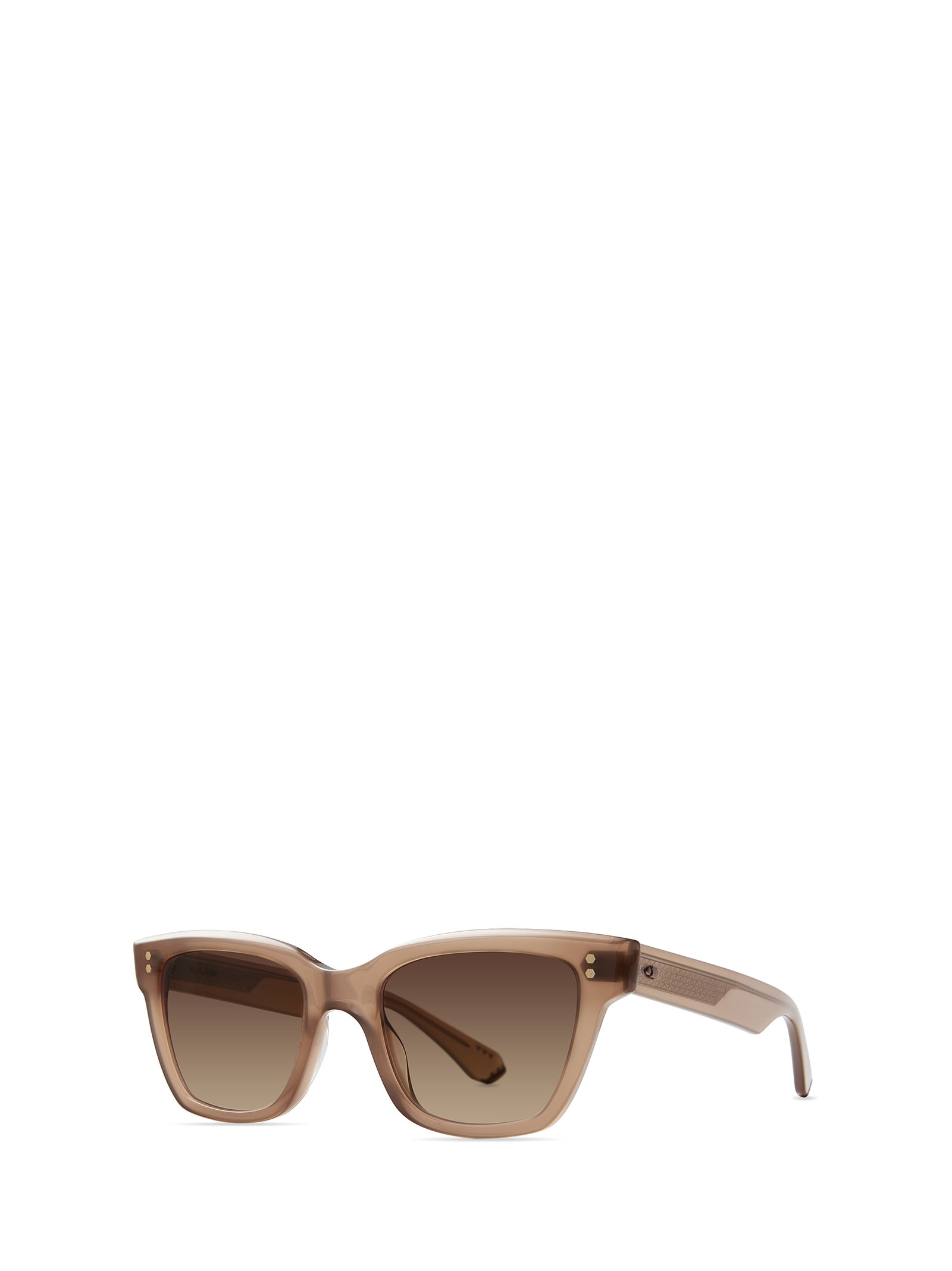 Shop Mr Leight Lola S Sweet Rose-chocolate Gold Sunglasses