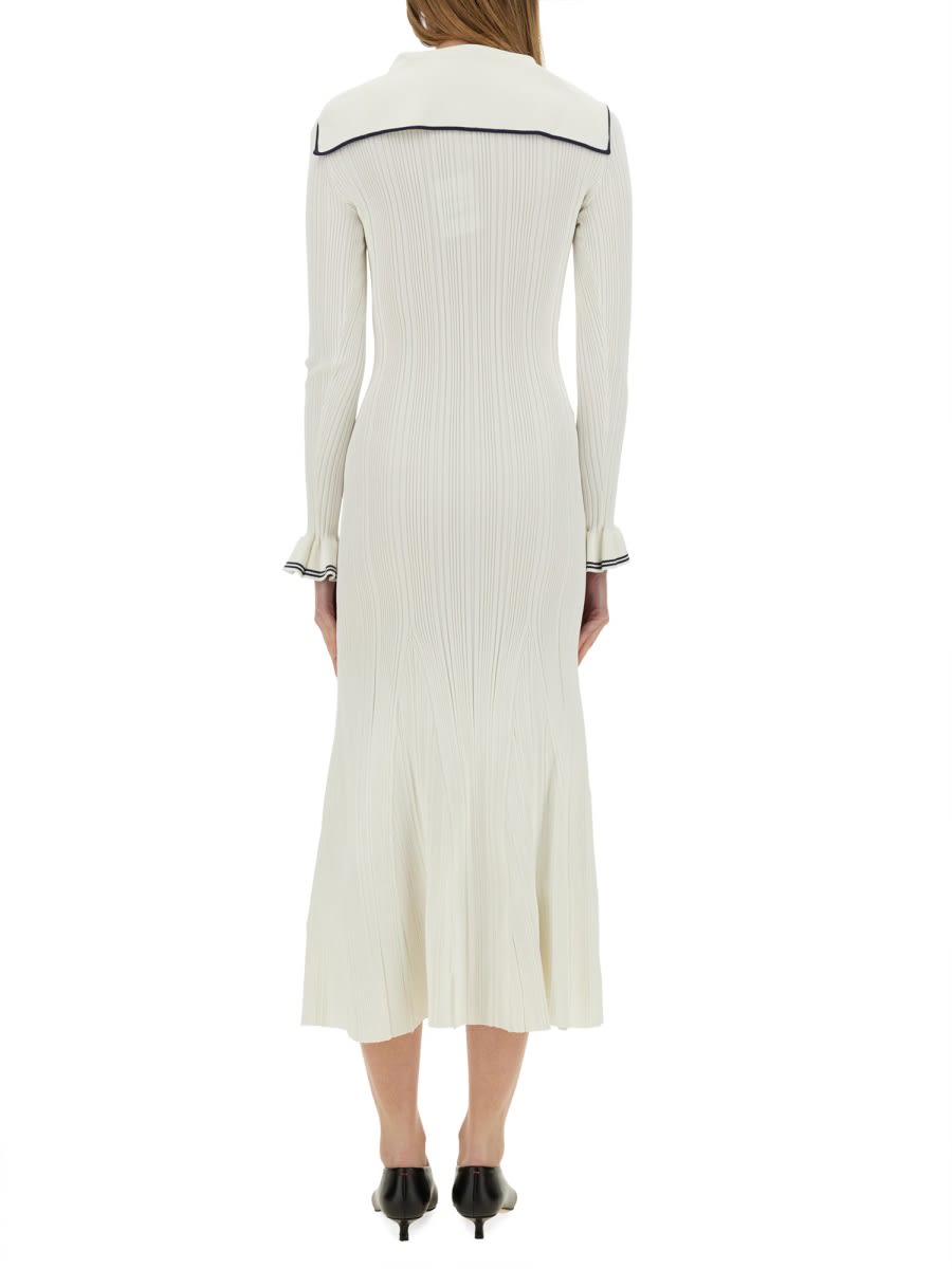 Self-portrait Self Portrait White Viscose Blend Dress Women In White