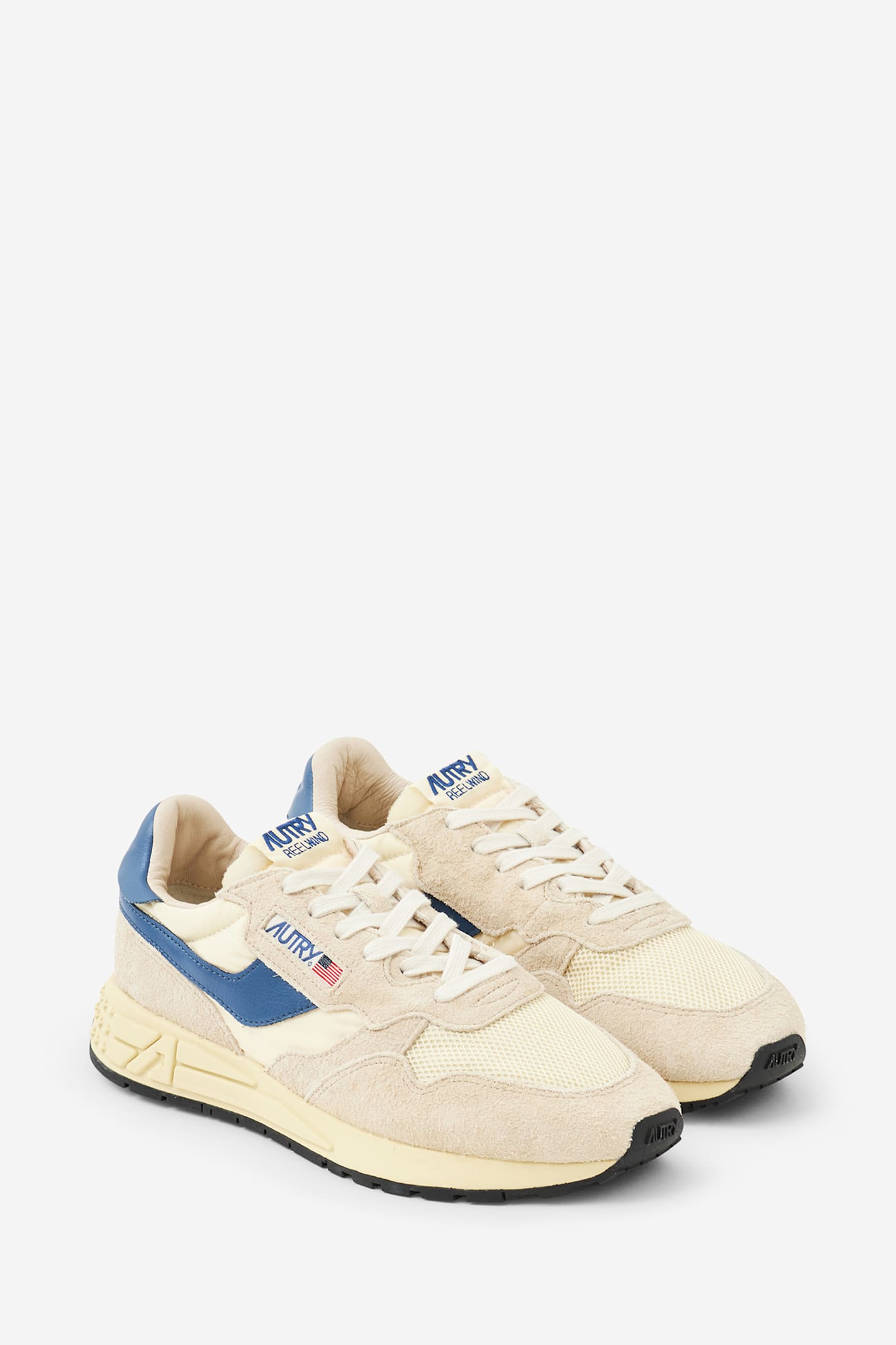 Autry Reelwind Super Vintage Sneakers Beige In White