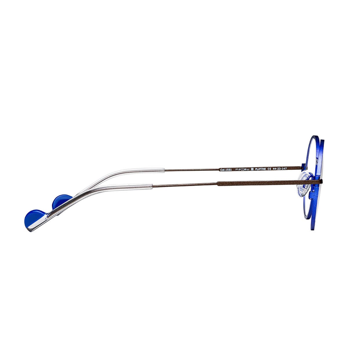 Matttew Platine Eyeglasses In Blue