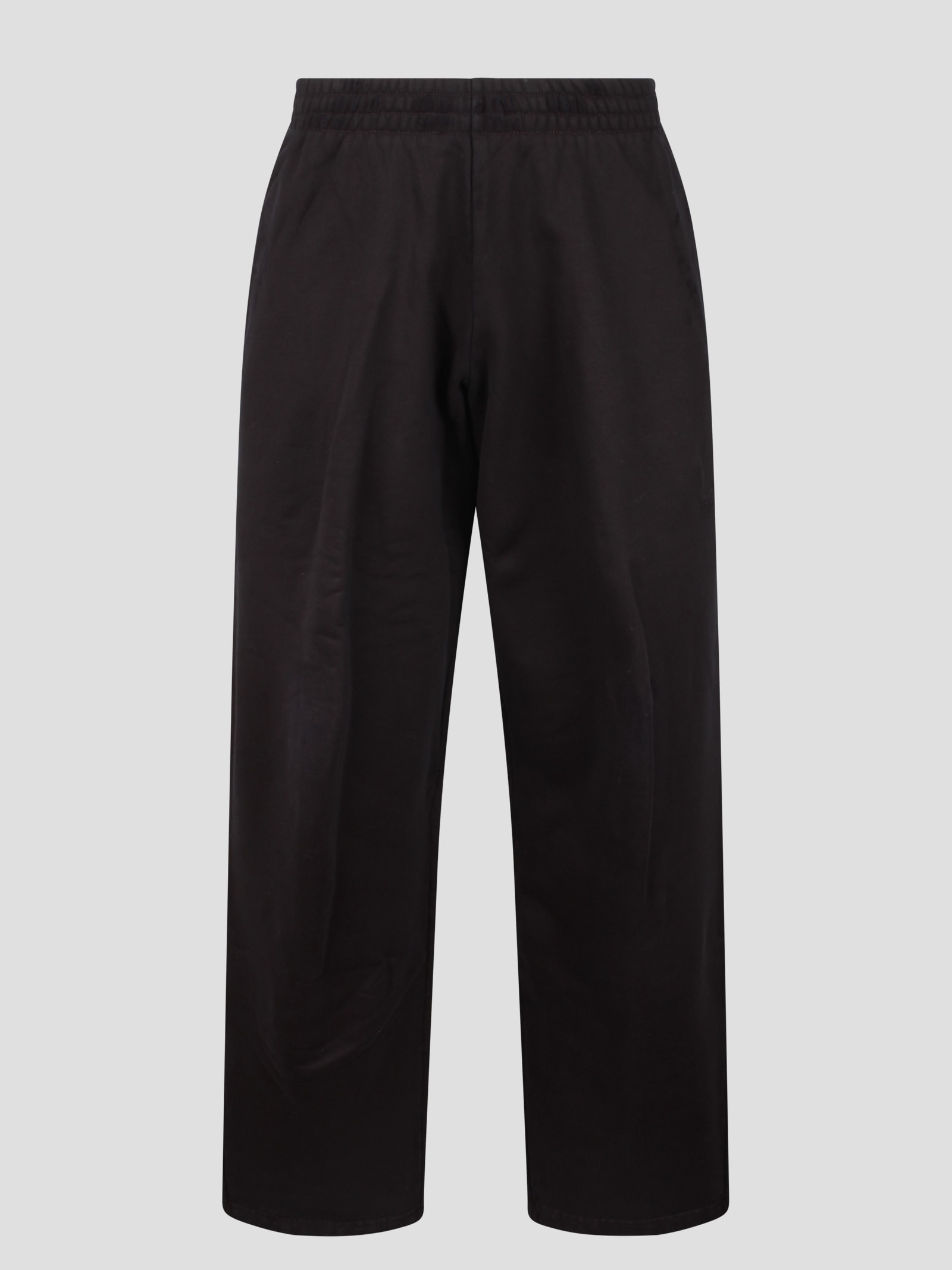 Shop Balenciaga Baggy Sweatpants In Black