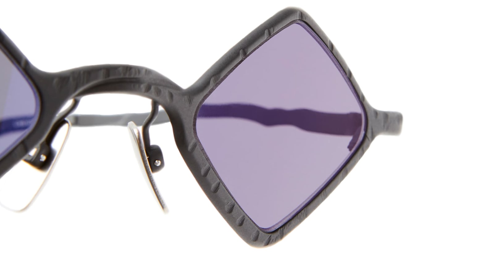 Kuboraum Mask Z14 - Black Matte / Flashblue Lens Sunglasses In Black