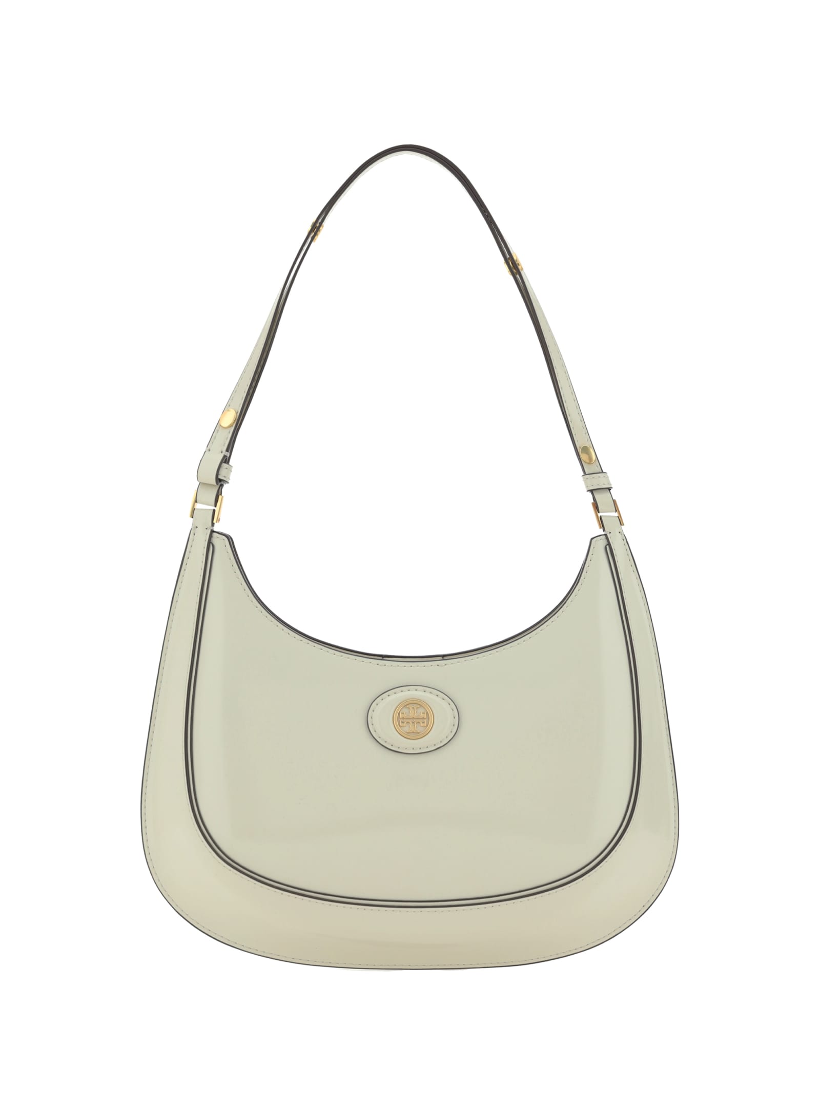 Shop Tory Burch Robinson Shoulder Bag In Shea Butter 704