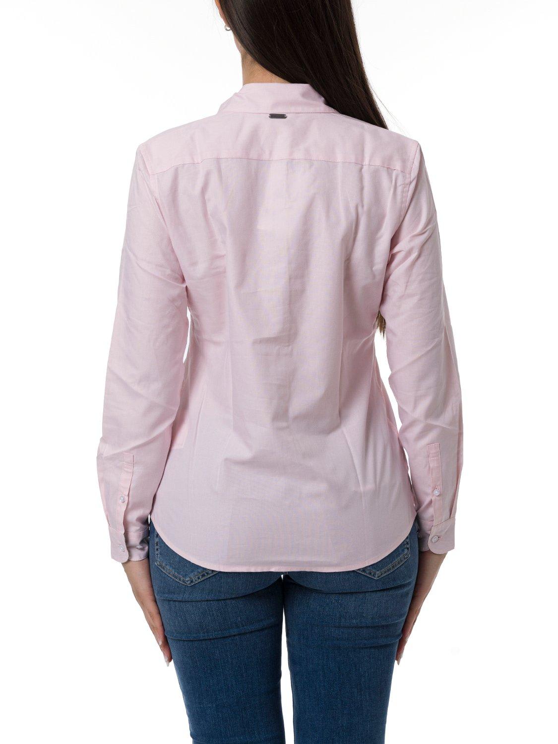 Shop Barbour Derwent Long-sleeved Shirt In Pink/primrose Hessian