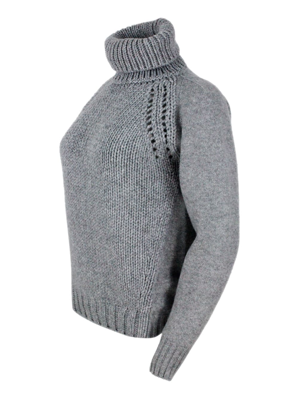 Shop Fabiana Filippi Sweater In Grey