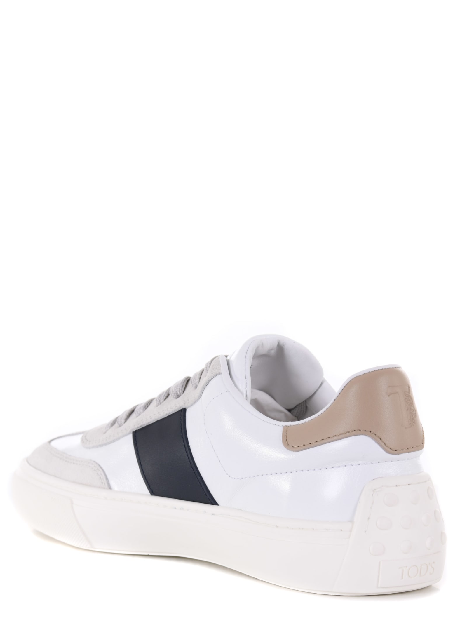 Shop Tod's Tods Sneakers In White