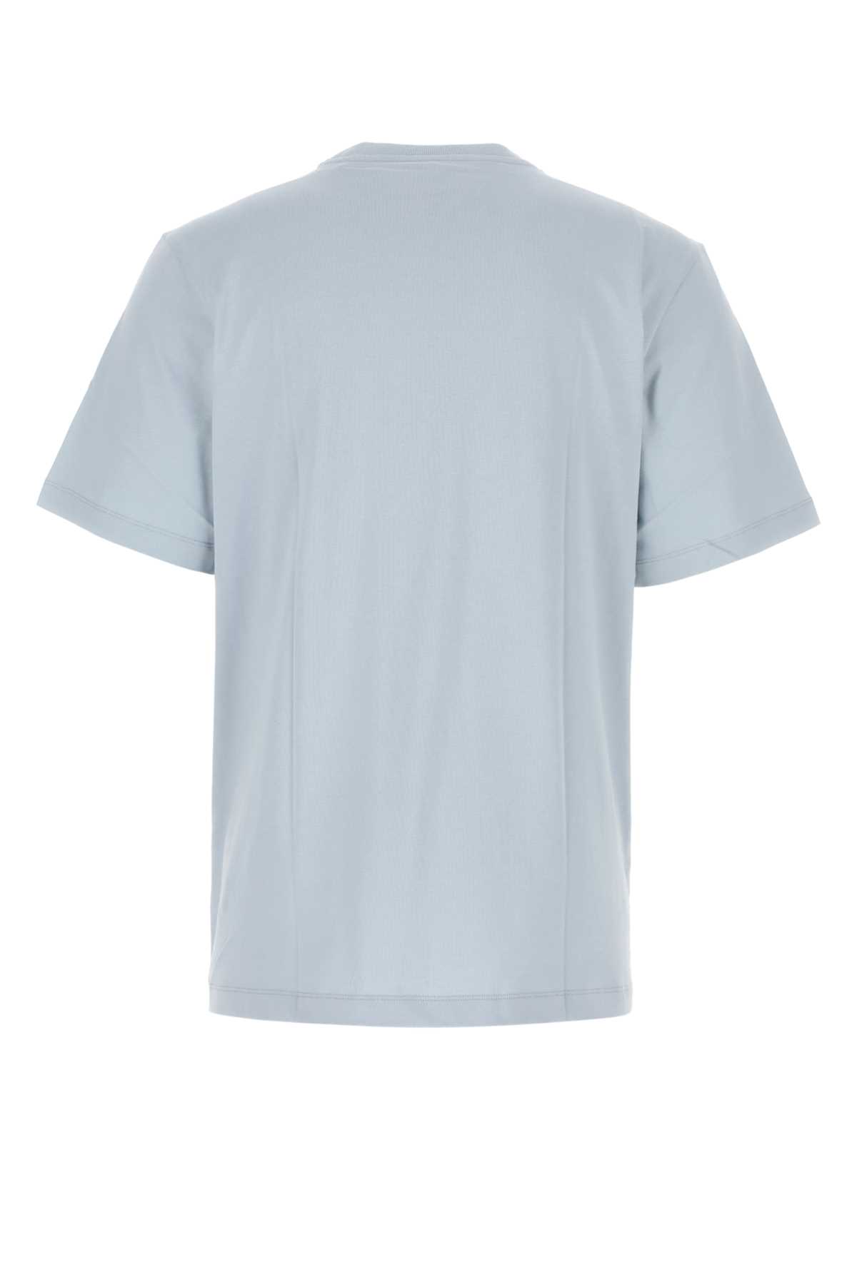 Oamc Light-blue Cotton Oversize T-shirt In Multicolor
