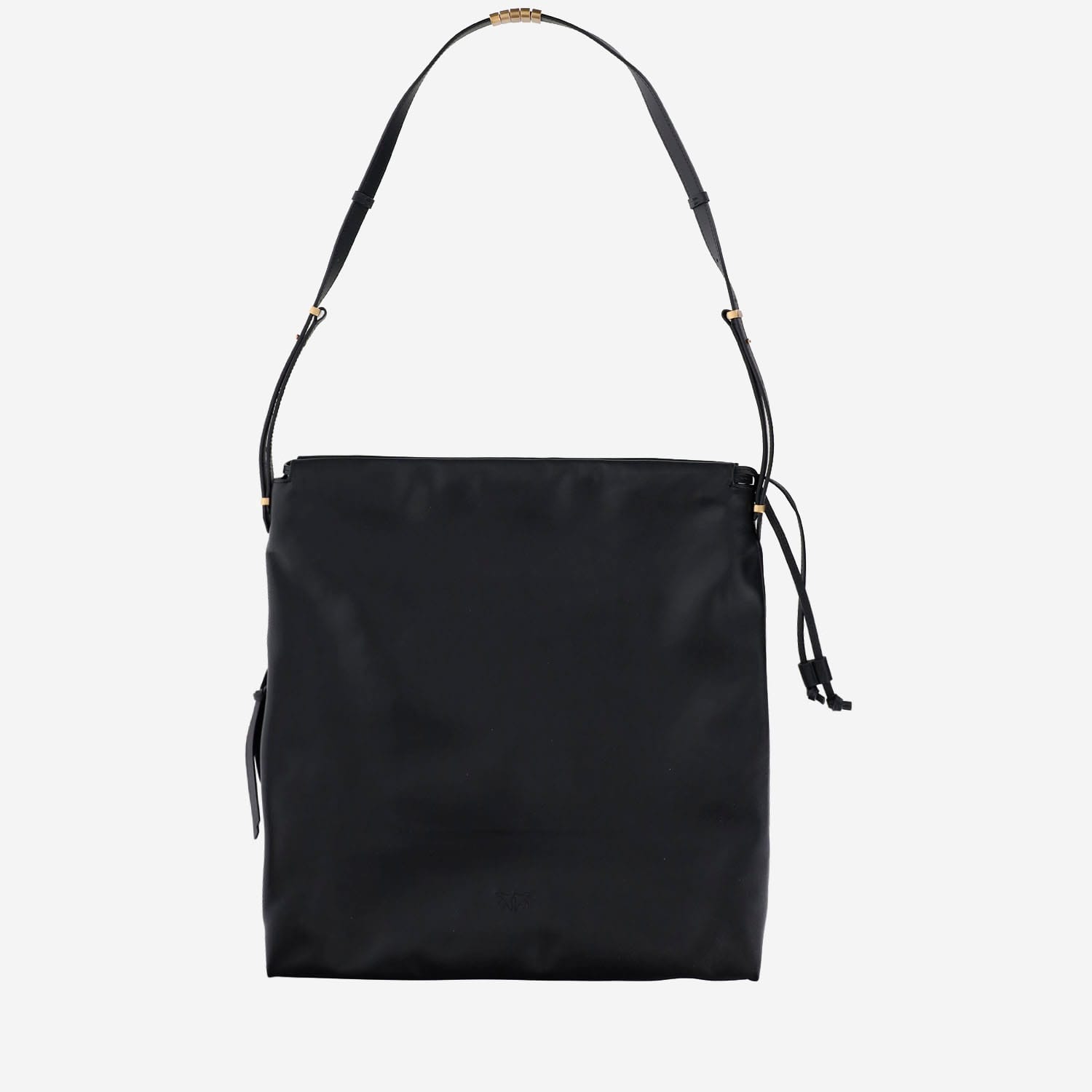 Pinko Square Leather Bag With Logo