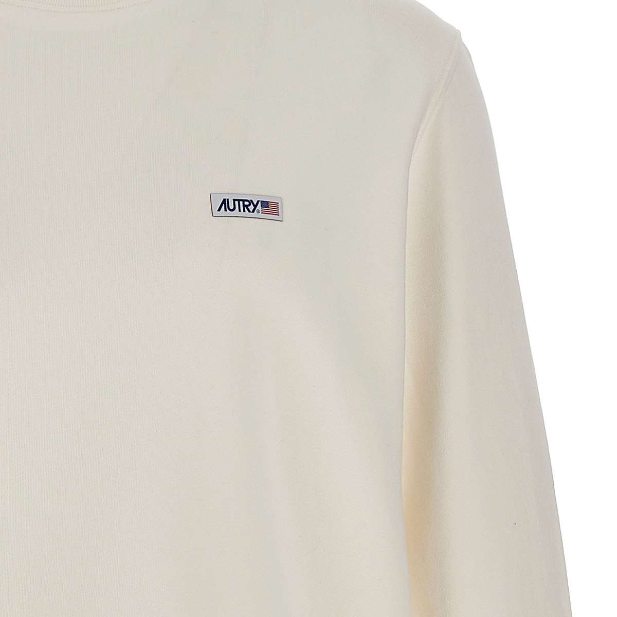 Shop Autry Main Man Apparel Cotton Sweatshirt In White