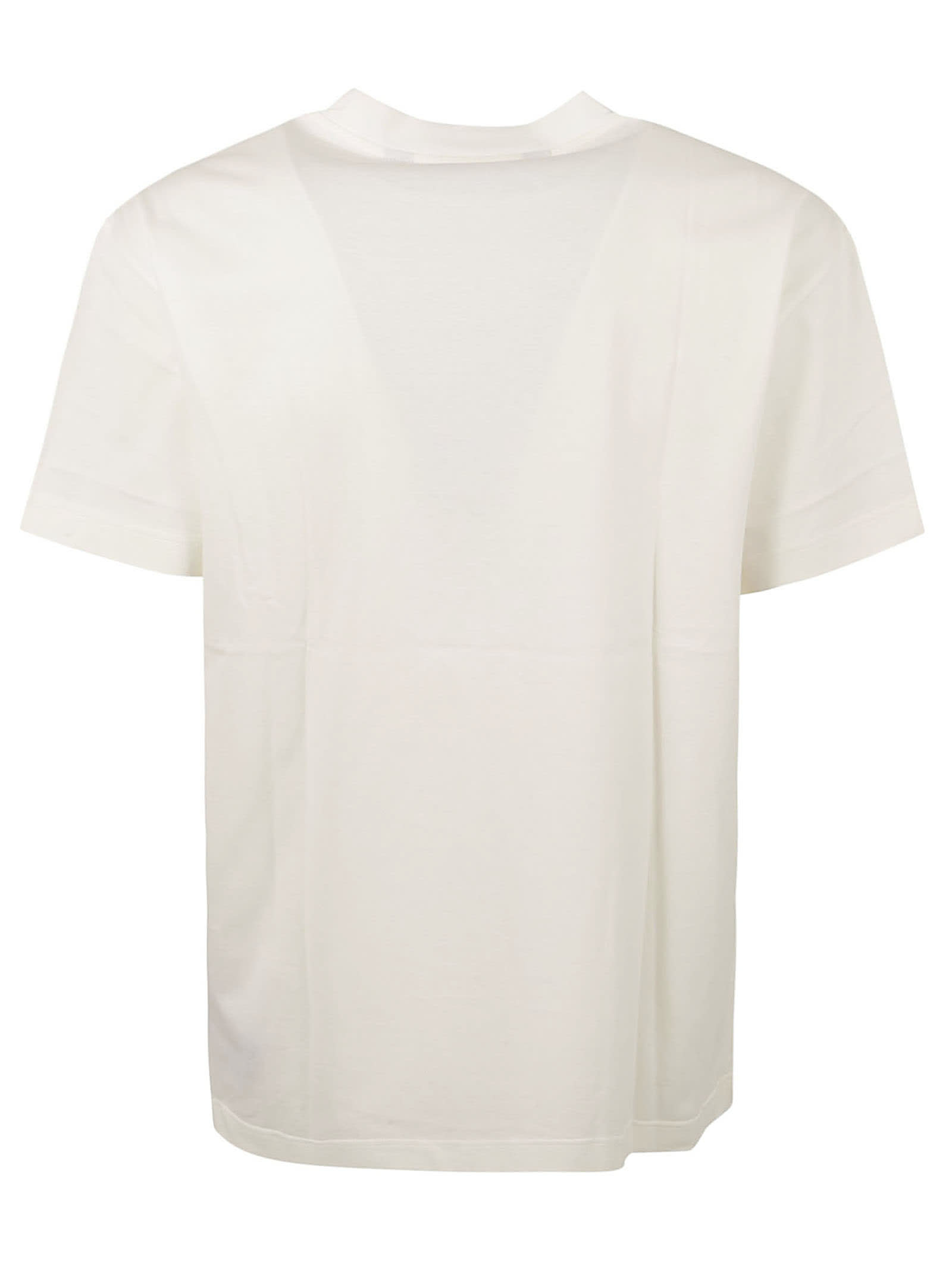 Shop Palm Angels Monogram Stud Classic T-shirt In Off White/gunmetal