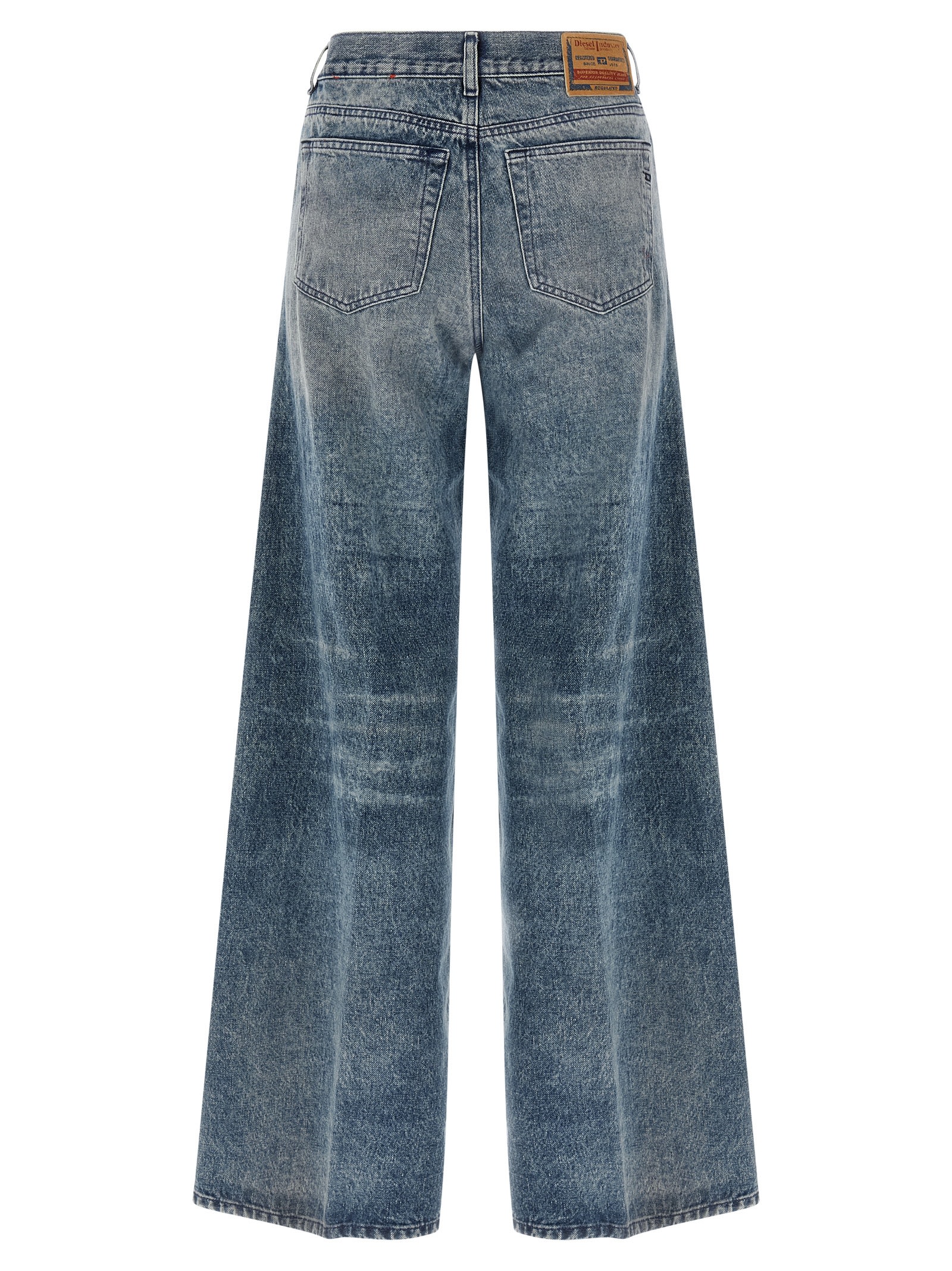 Diesel 1978 D-akemi-fsh Denim Trousers In Blue