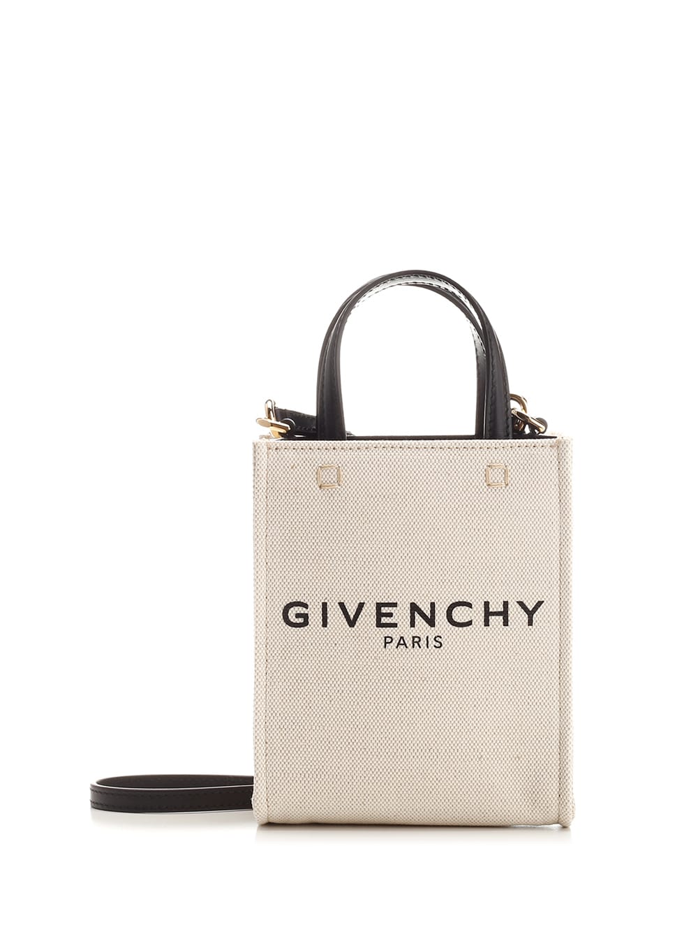 Shop Givenchy G Tote Mini Bag In Beige