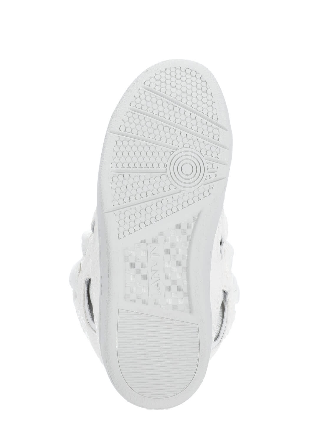 Lanvin Oversize-laces Low-top Sneakers In White