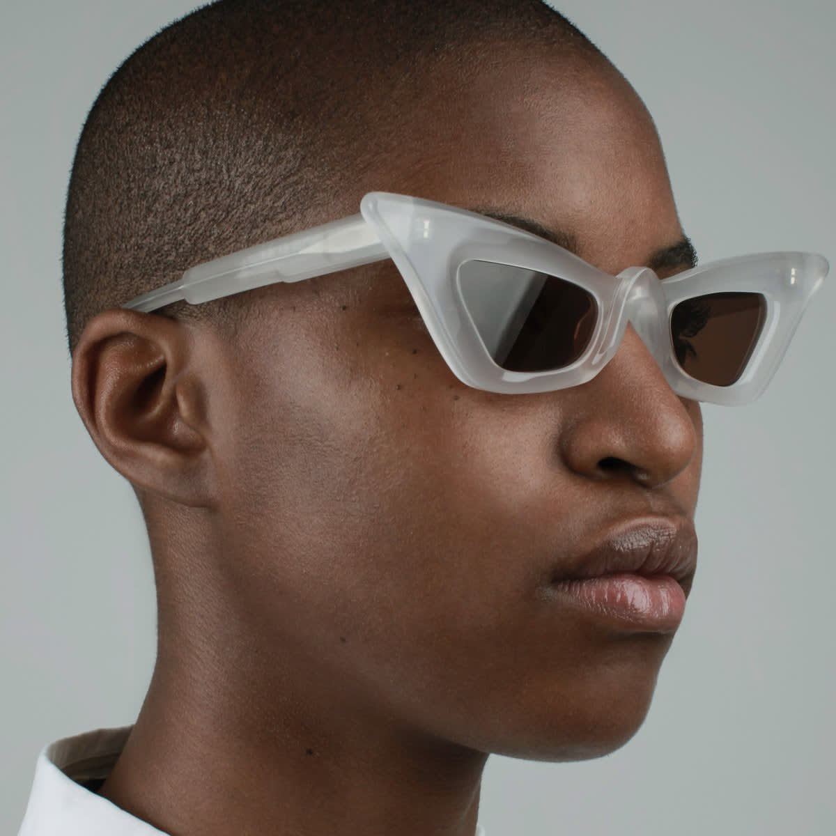 Shop Kuboraum Mask Y7 - Pearl Sunglasses