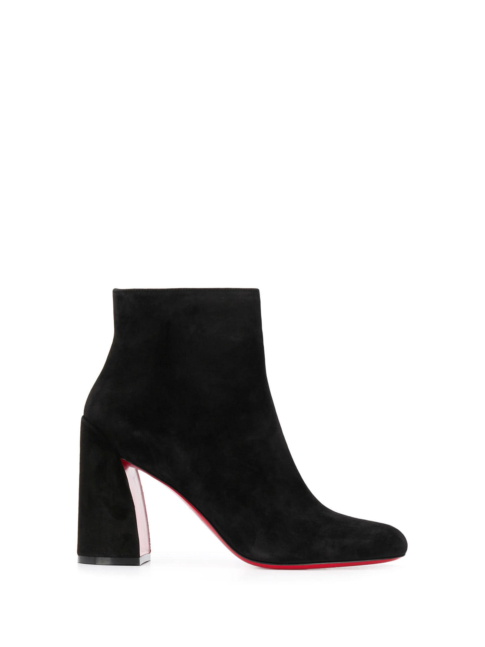 Christian Louboutin Jane Booty 85 Mm Low Boots In Black