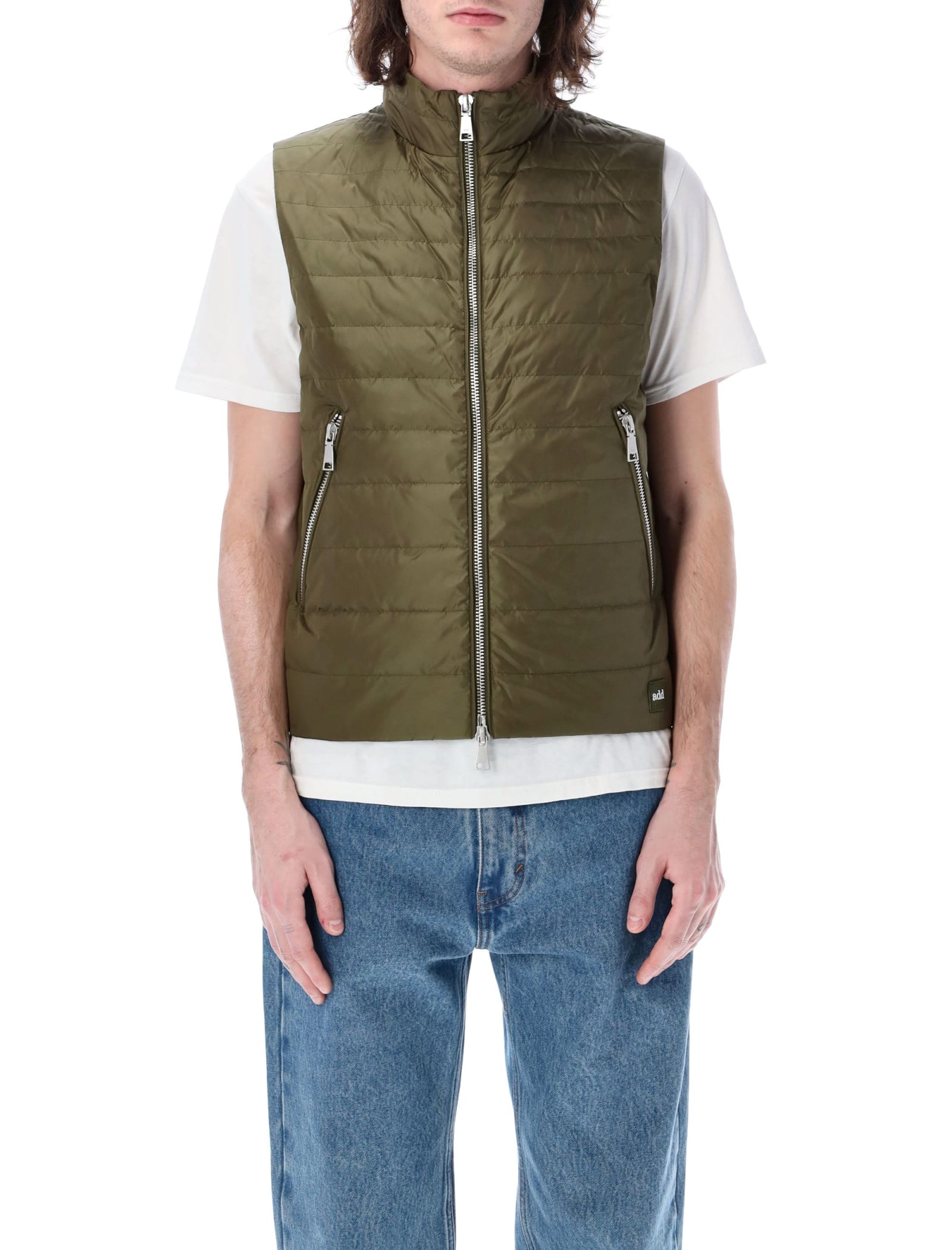 Add Quilted And Padded Vest