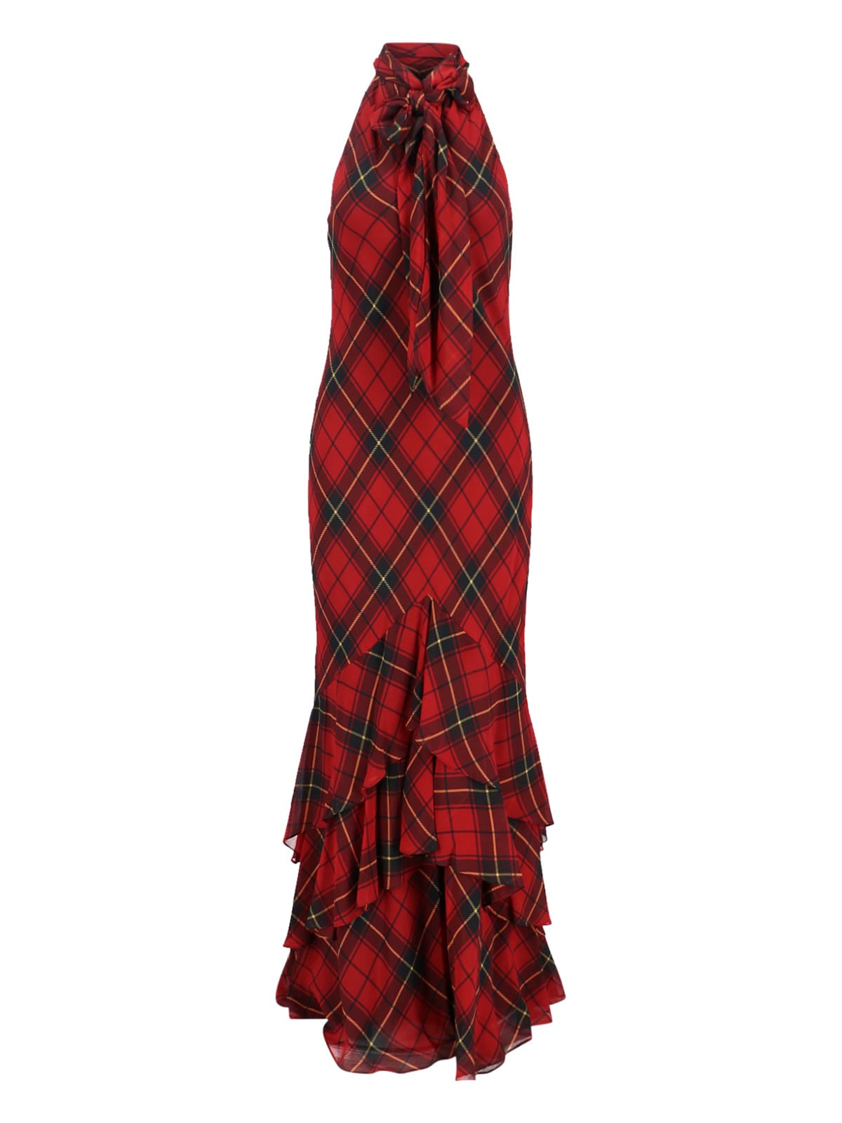 Ralph Lauren Maxi Dress In Red