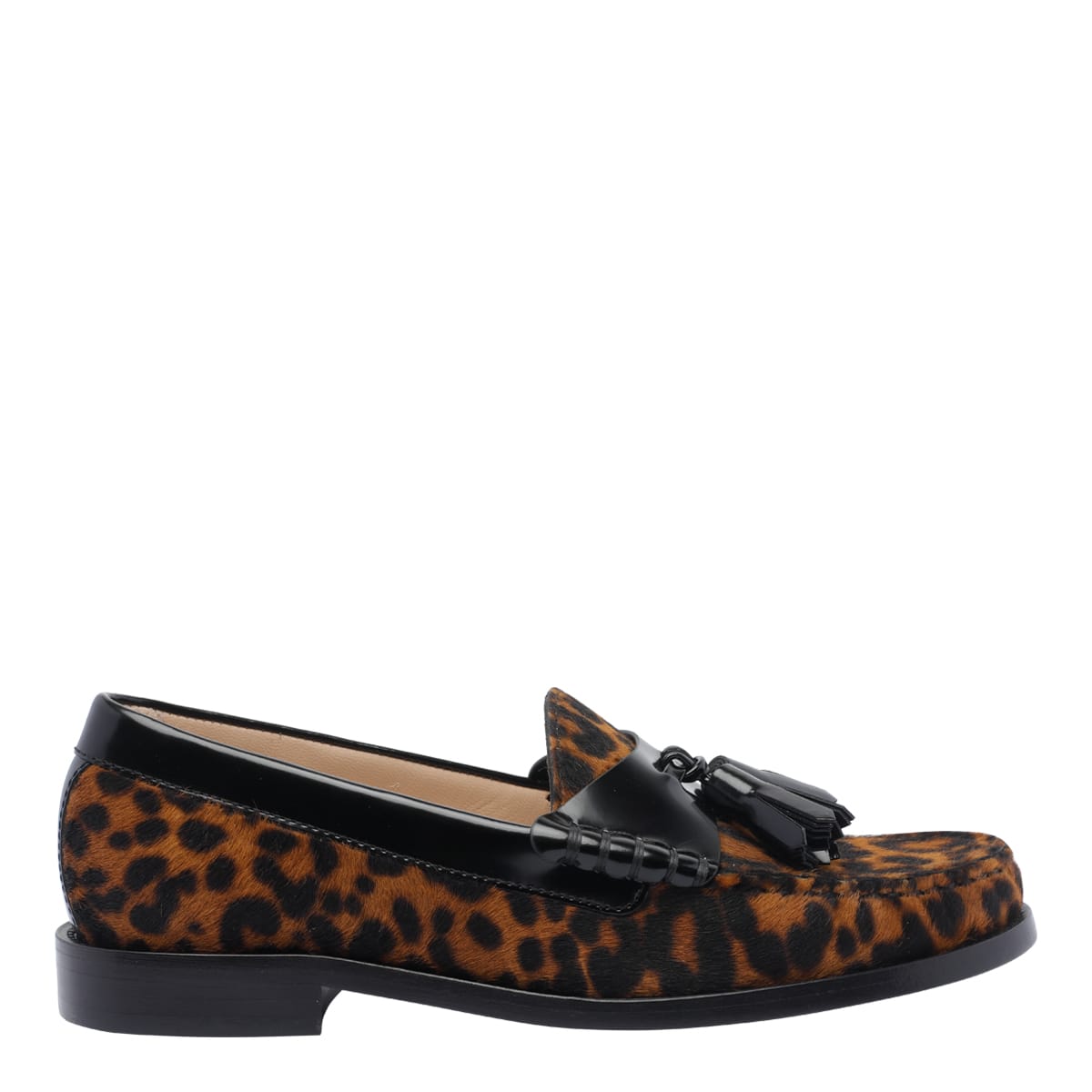 Stuart Weitzman Lottie Loafers In Animal Print