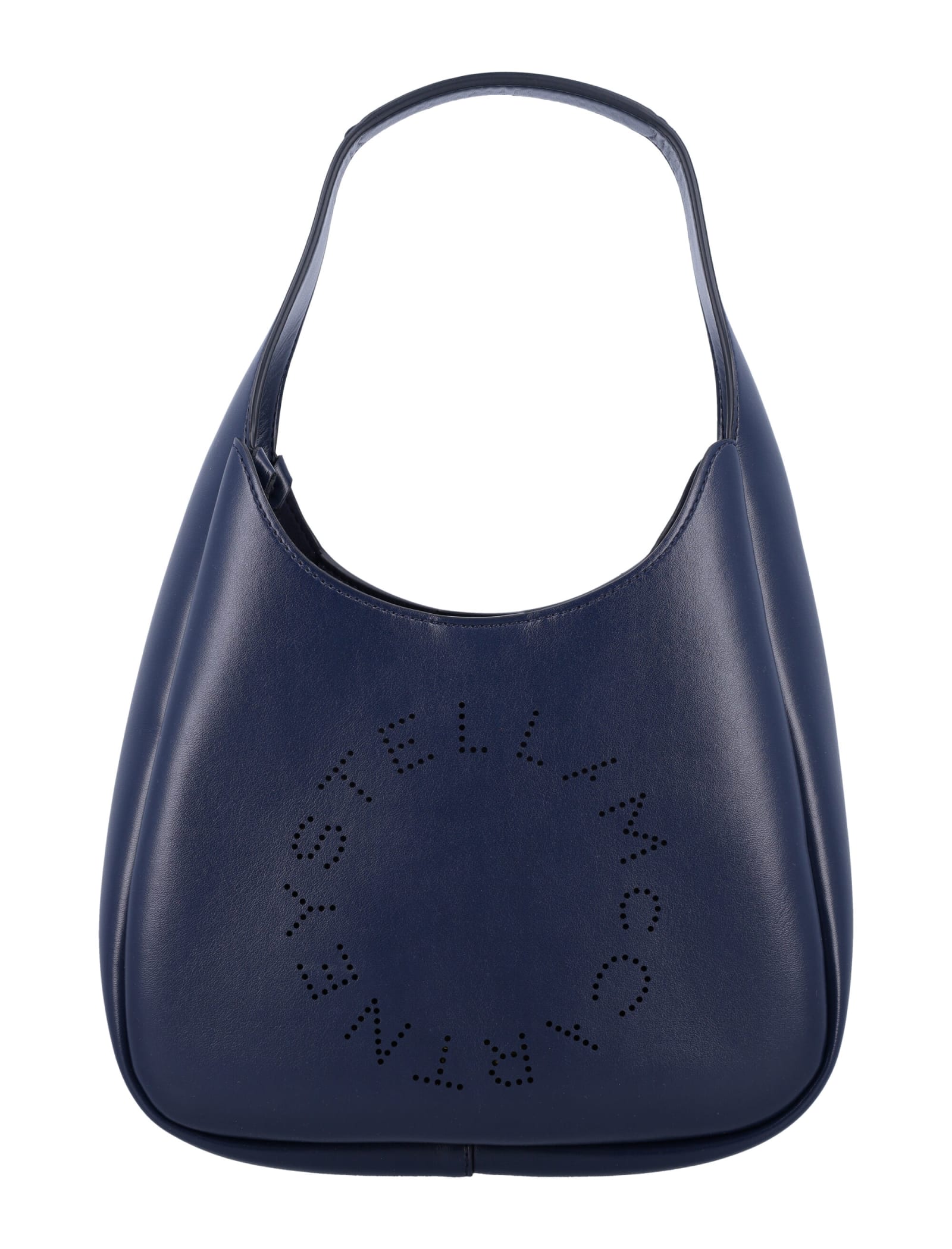 Shop Stella Mccartney Small Hobo Tote Bag In Denim Blue