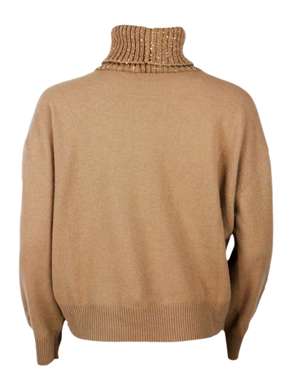 Shop Fabiana Filippi Sweater In Brown