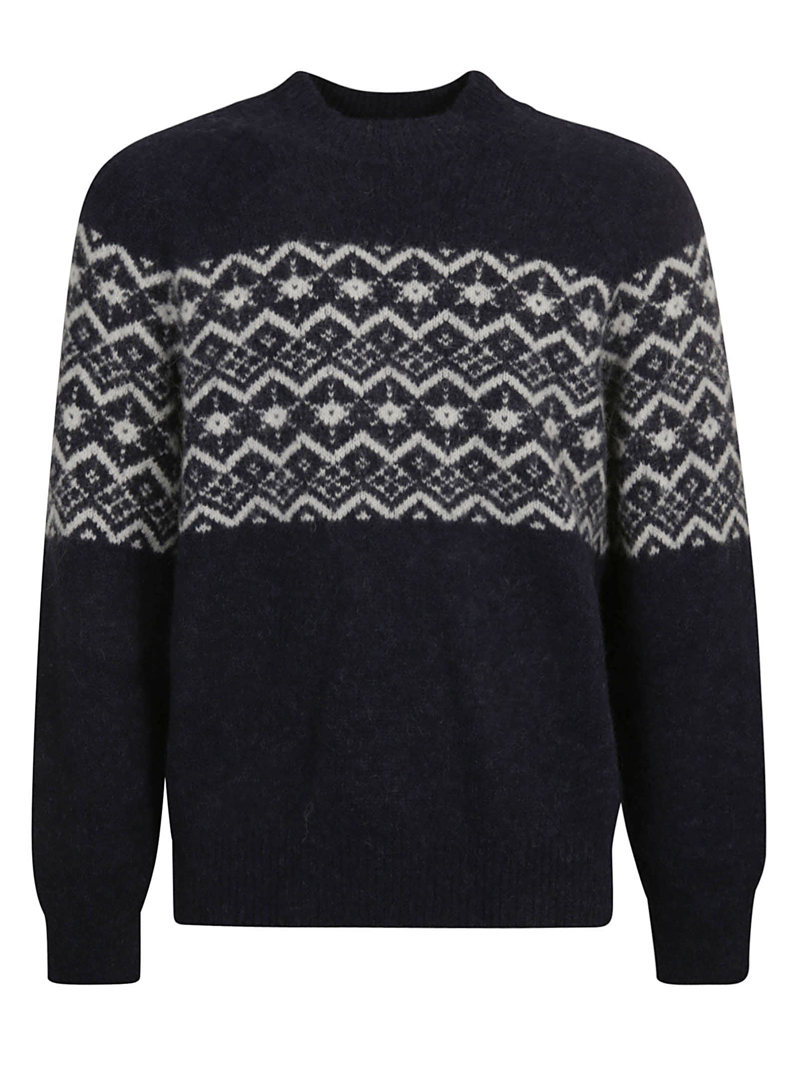 Brunello Cucinelli Stripe Pattern Ribbed Sweater