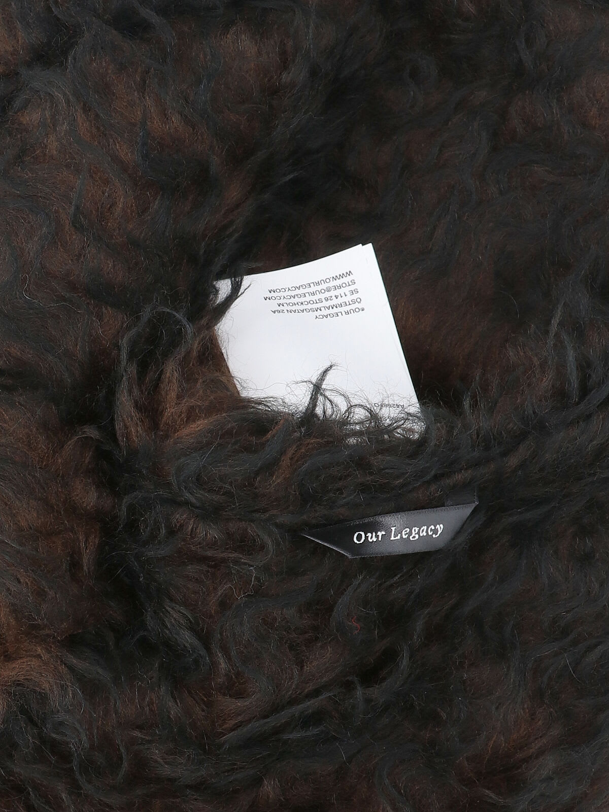 Our Legacy Floss Scarf In Brown
