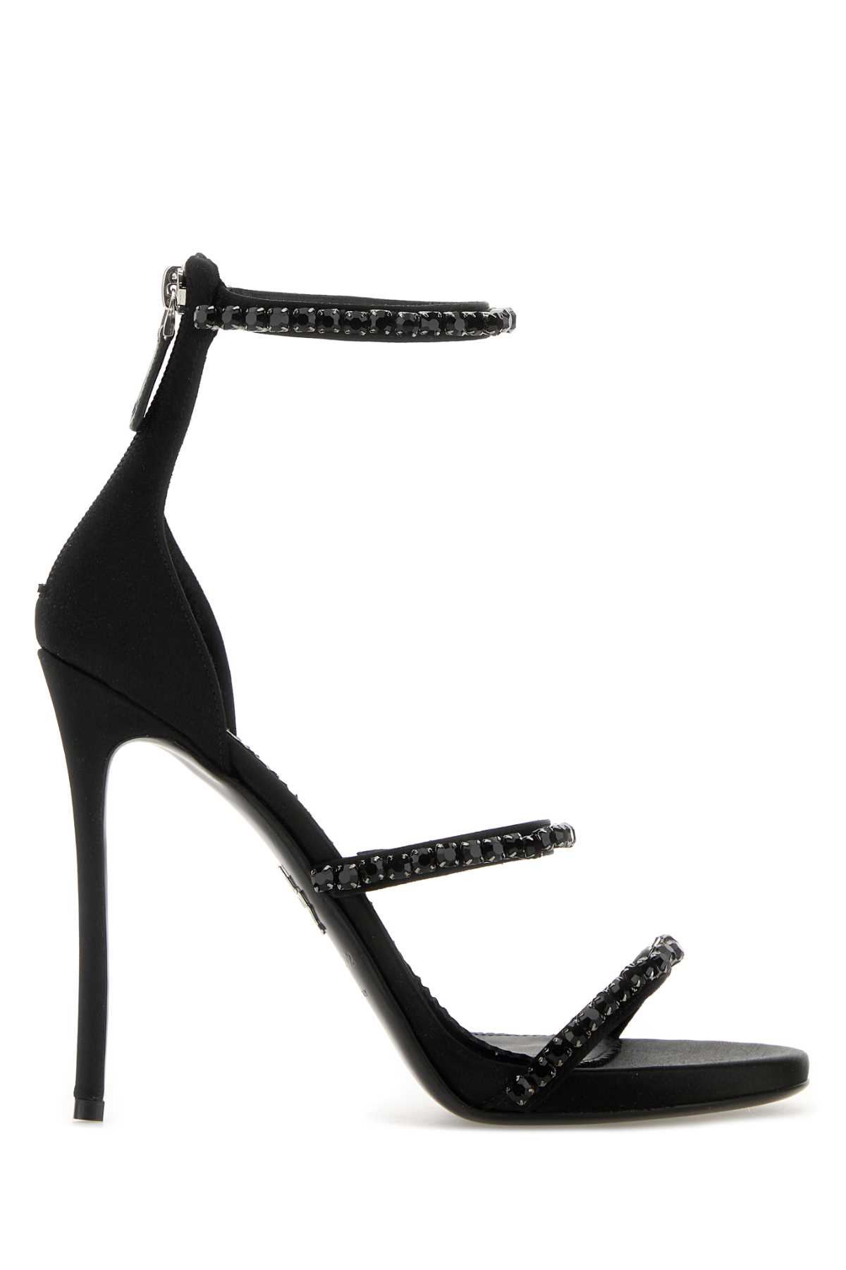 Dsquared2 Strappy Ankle Strap Stiletto Sandals In Black