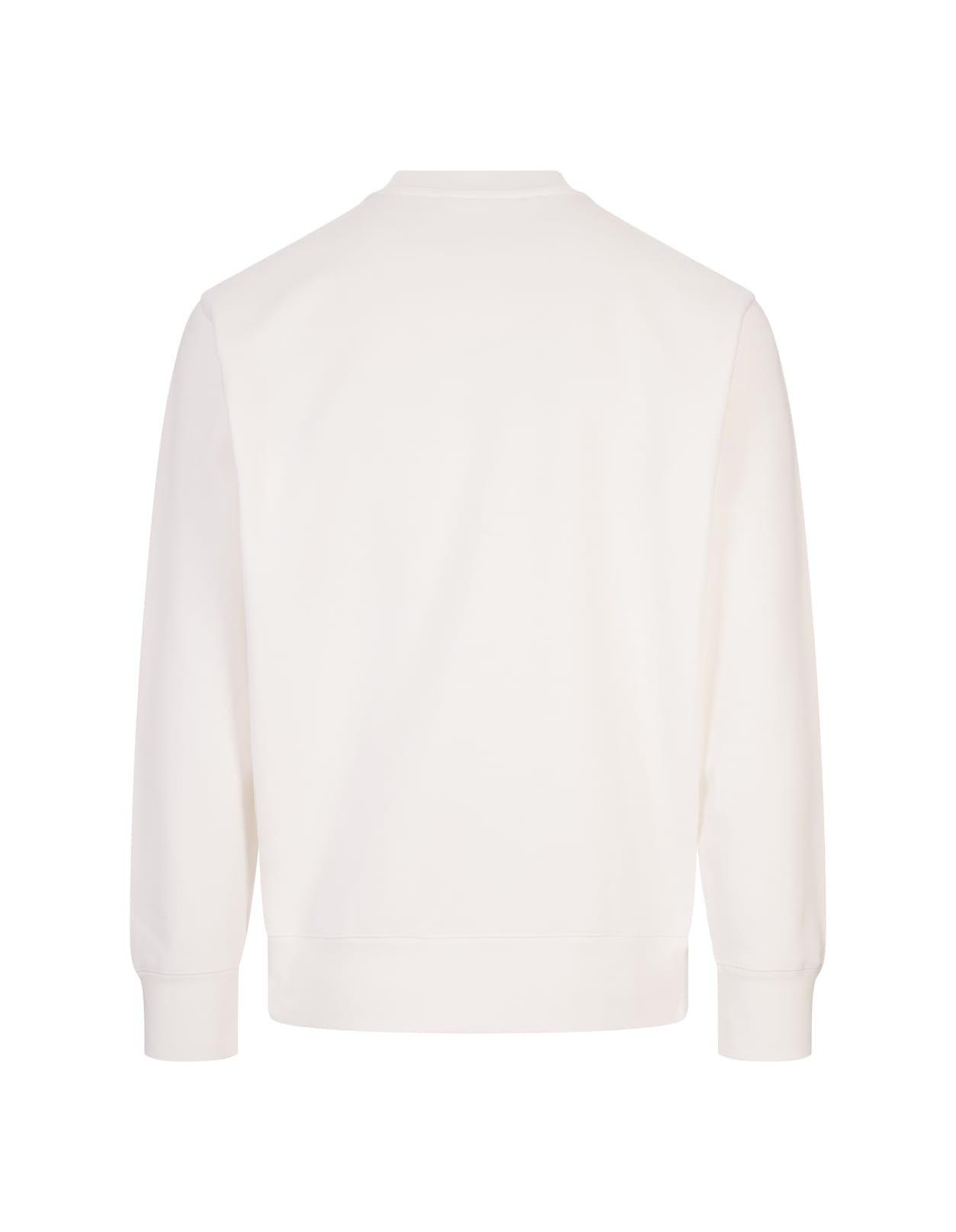 Shop Moncler White Sweatshirt With Ski Patch