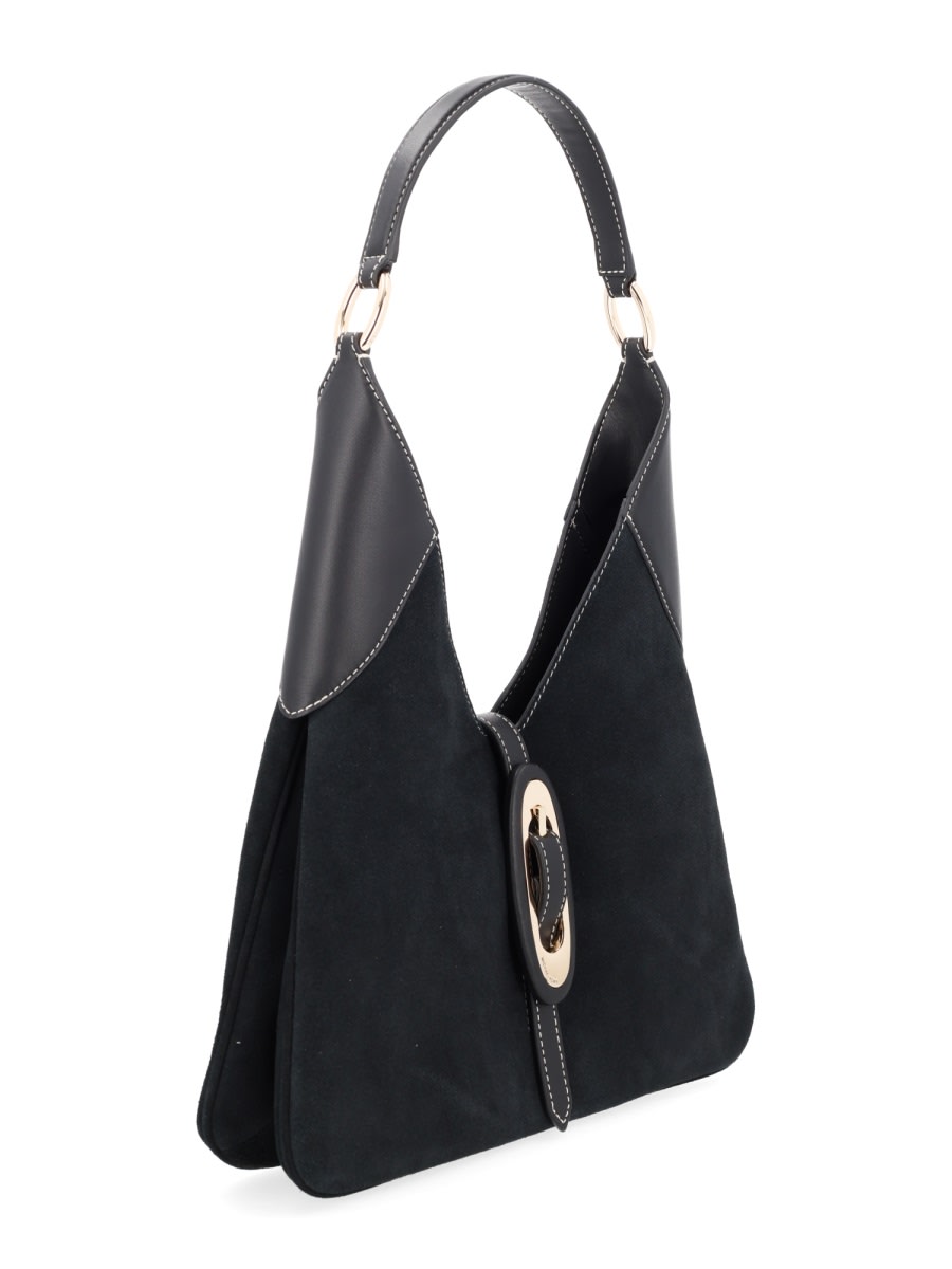 Michael Kors Medium Cornelia Hobo Shoulder Bag In Black