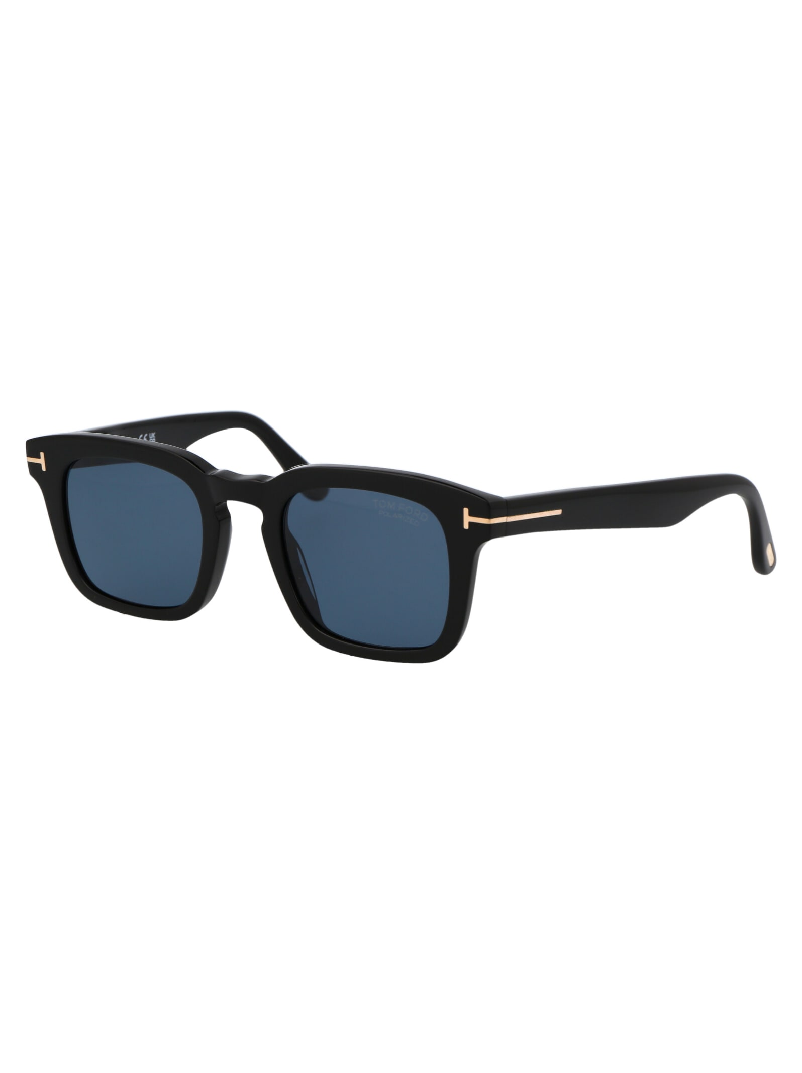 Shop Tom Ford Dax Sunglasses In 01v Nero Lucido / Blu
