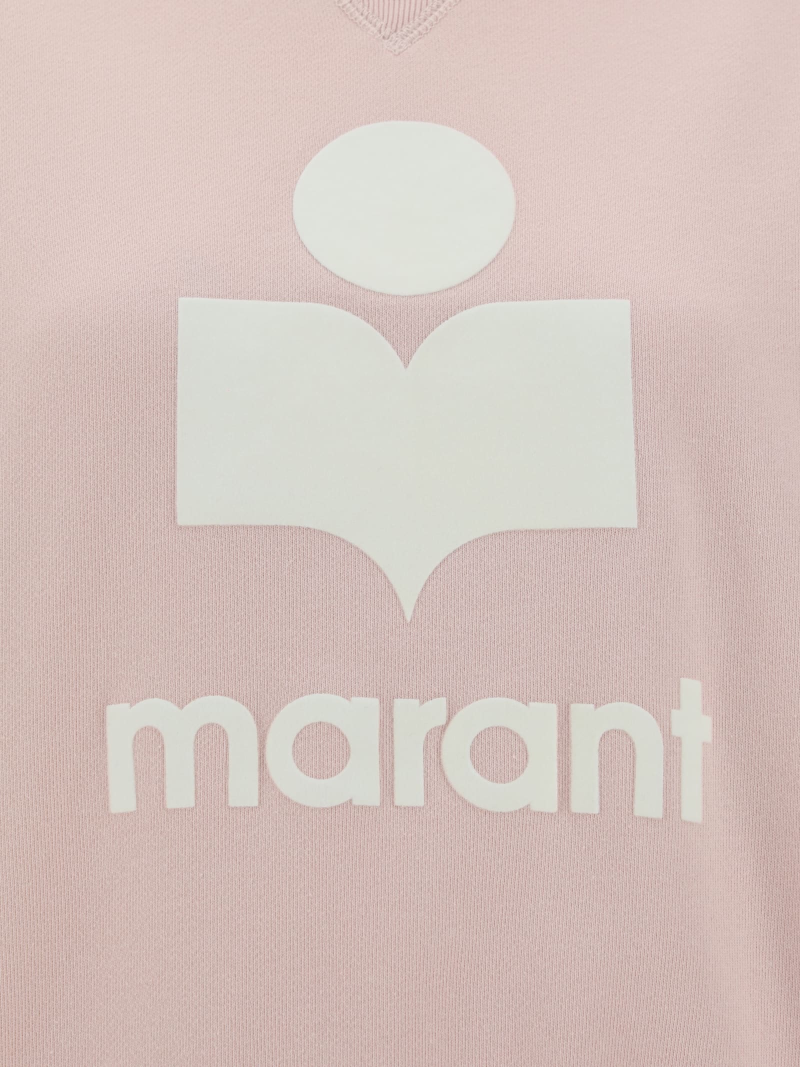 Shop Marant Etoile Moby Sweatshirt In Pink