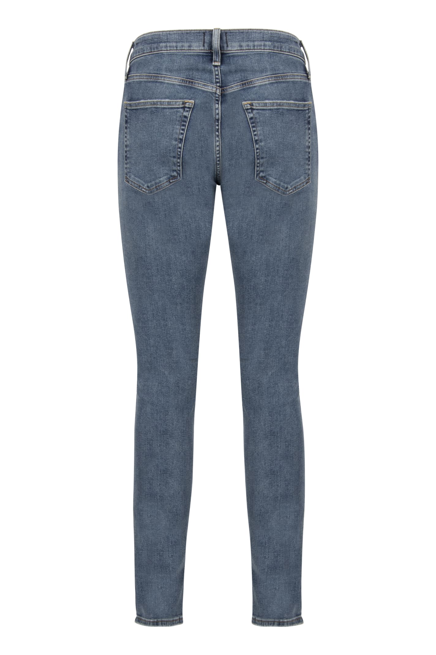 Shop Citizens Of Humanity Stretch Cotton Jeans In Denim